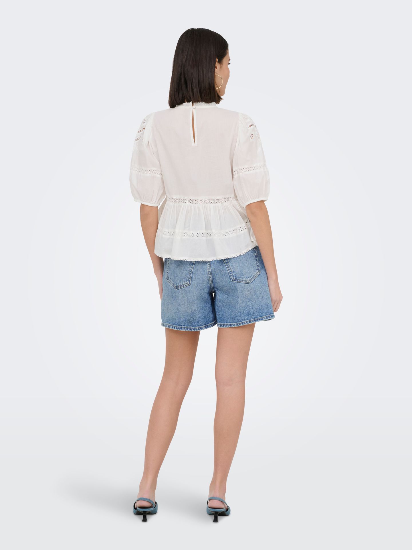 JDY JDYLARISA HW SHORTS DNM Light Blue Denim 2900166574033