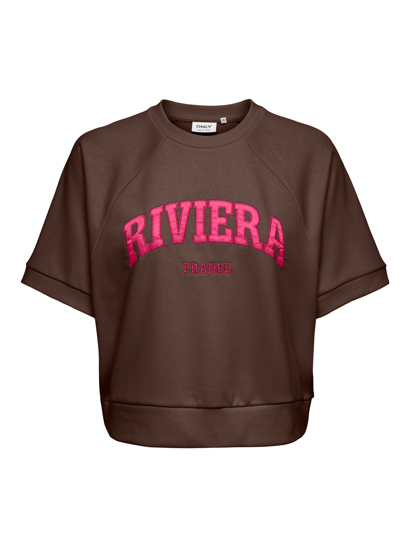 Only ONLDAZE S/S RAGLAN UB SWT Chocolate Martini/Riviera (pink) 00118459-EKA26011400003516