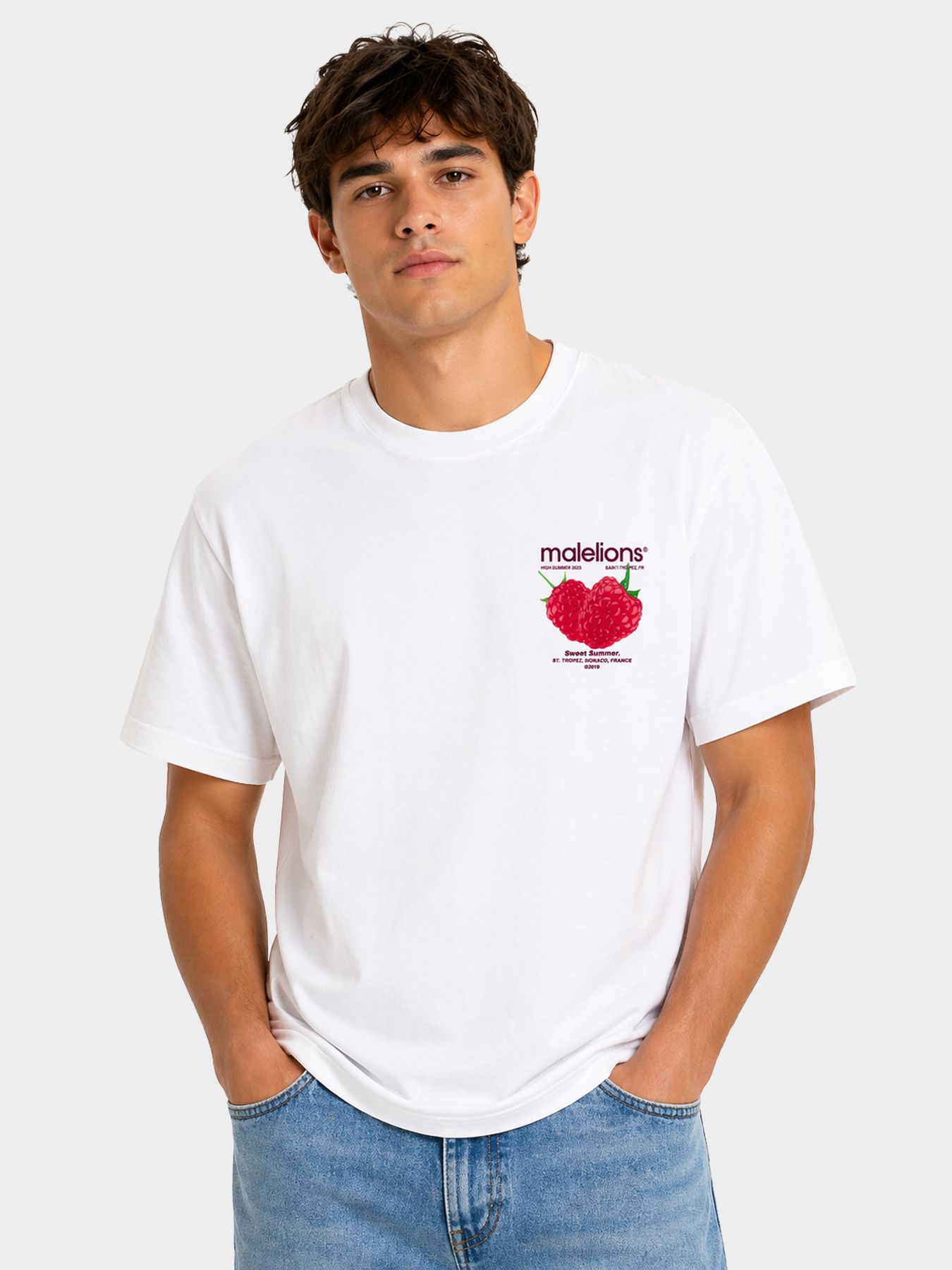 Malelions Malelions Men Sweet Summer T-Shirt 40001 white 00118462-EKA26010700000005