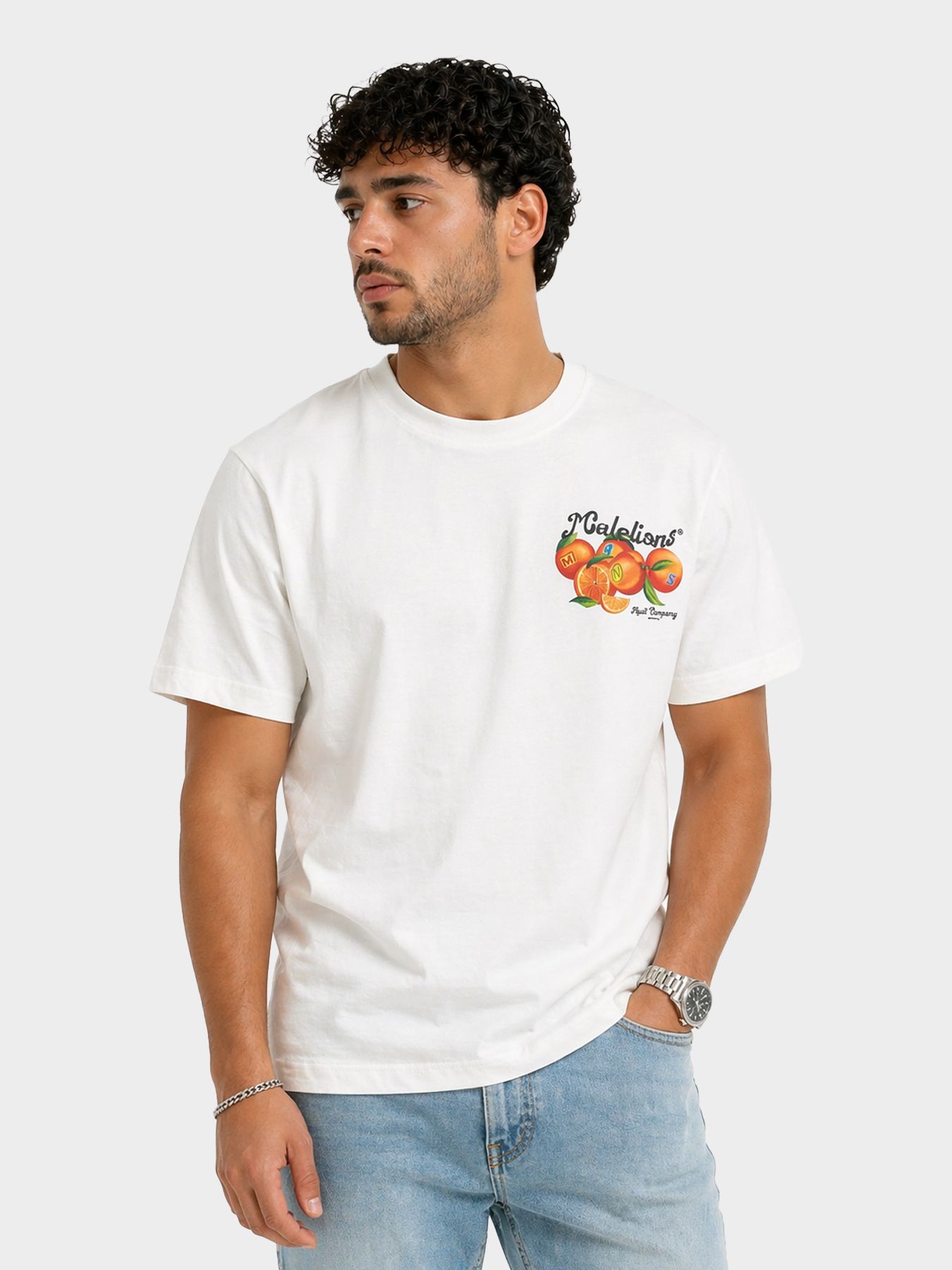 Malelions Malelions Men Fruit Company T-Shirt 40001 white 00118463-EKA26010700000005