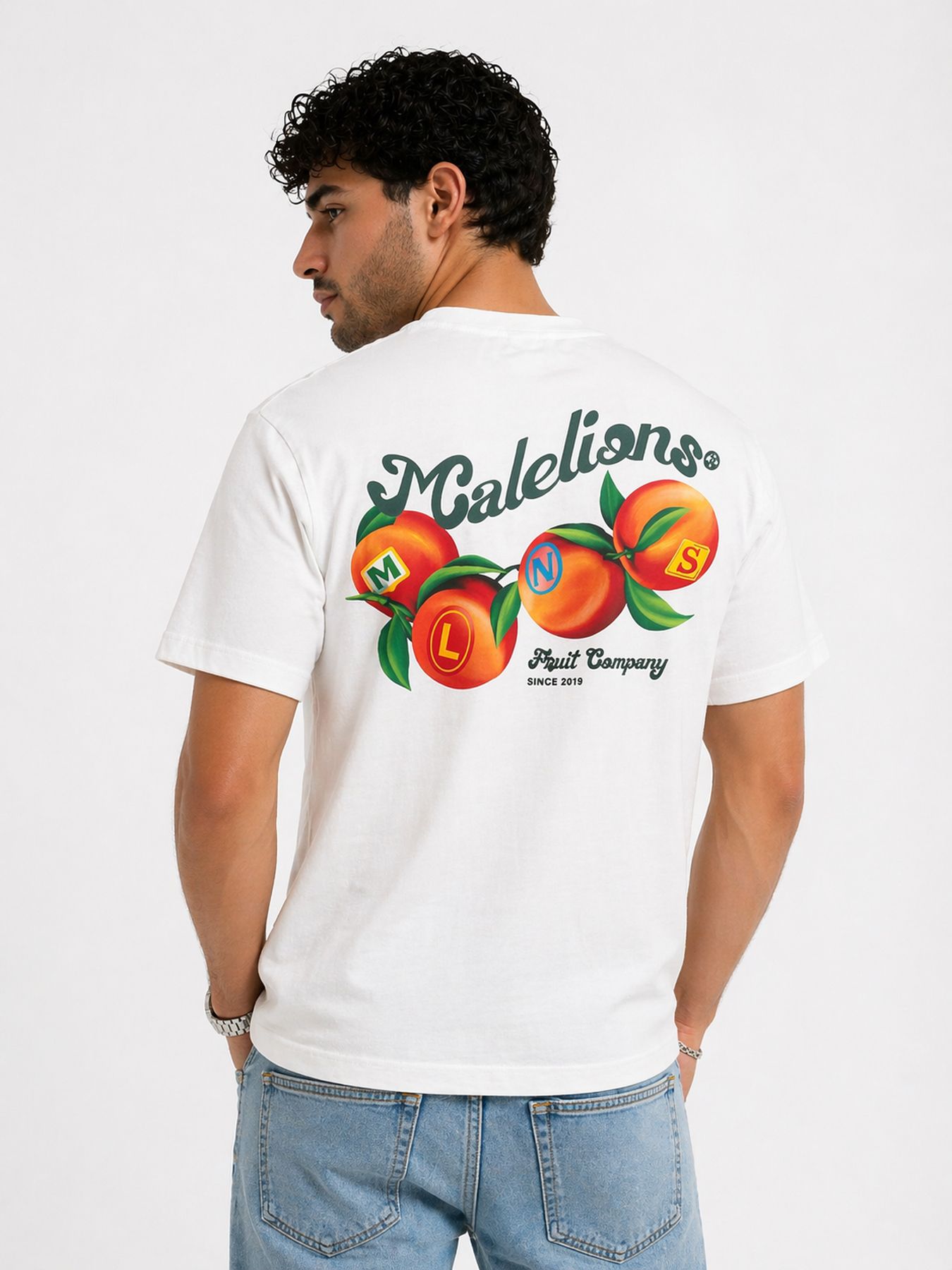 Malelions Malelions Men Fruit Company T-Shirt 40001 white 2900166588061