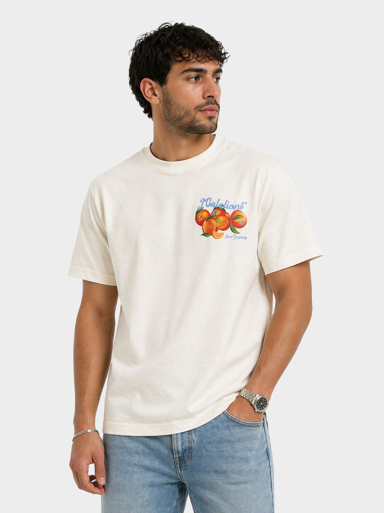 Malelions Malelions Men Fruit Company T-Shirt 40002 off-white 00118463-EKA26010700000018