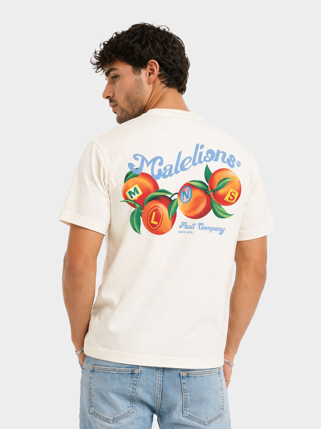 Malelions Malelions Men Fruit Company T-Shirt 40002 off-white 2900166589068