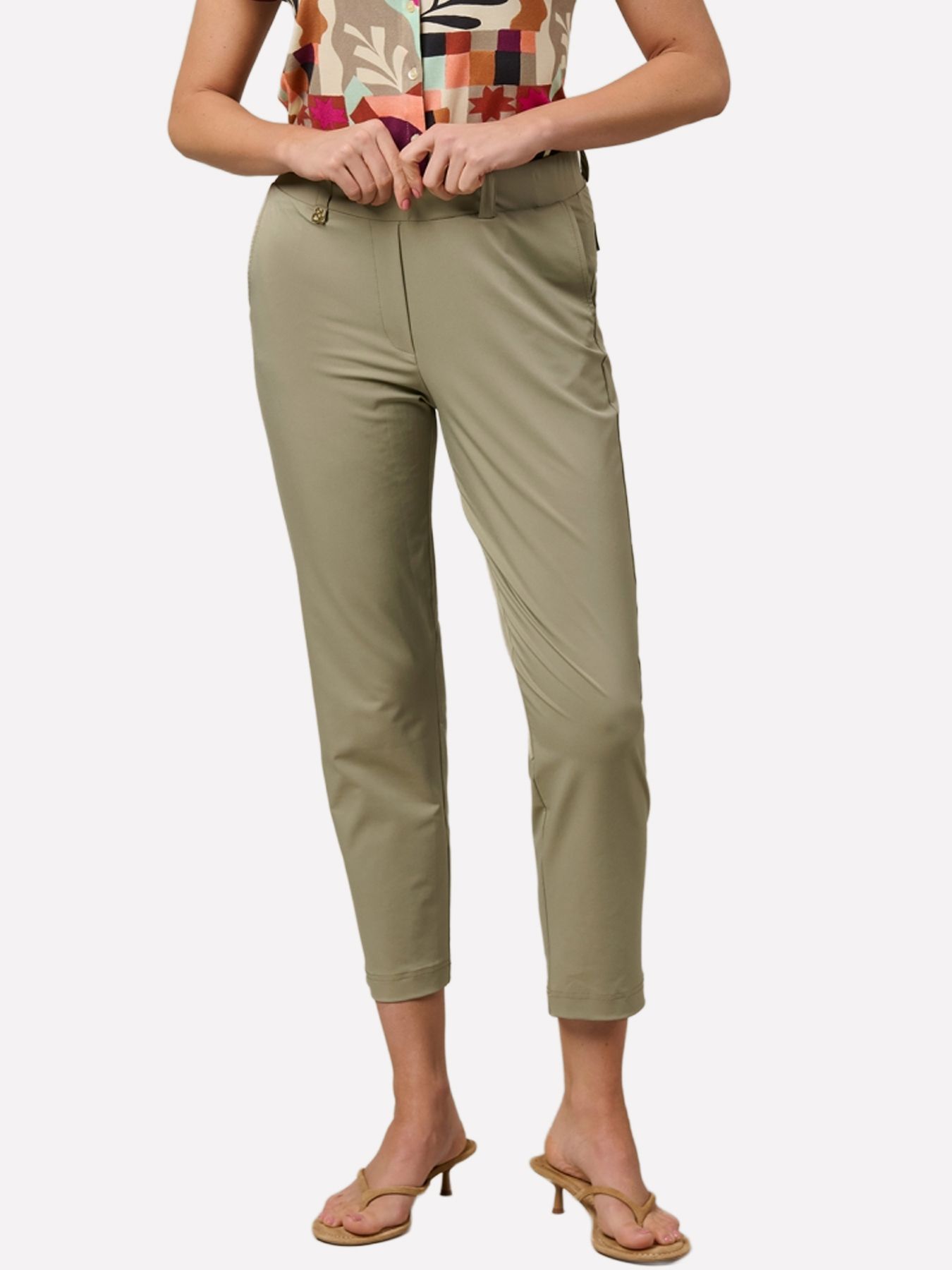 &Co Woman PARELLA 7/8 TRAVEL 63090 kn-khaki 00118470-EKA26007600000216