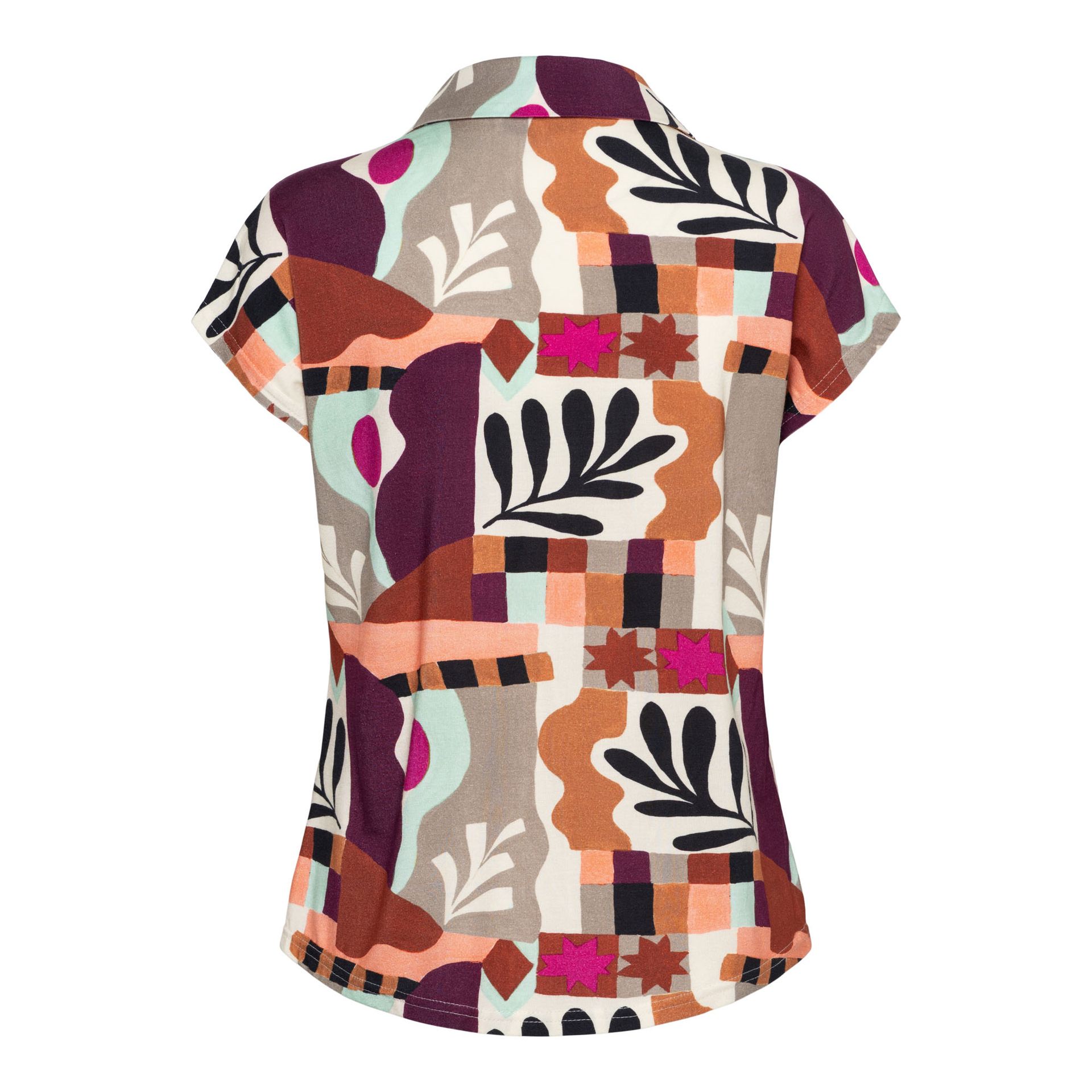 &Co Woman VALETTA ART LEAF 63085 lp-plum multi 2900166618072