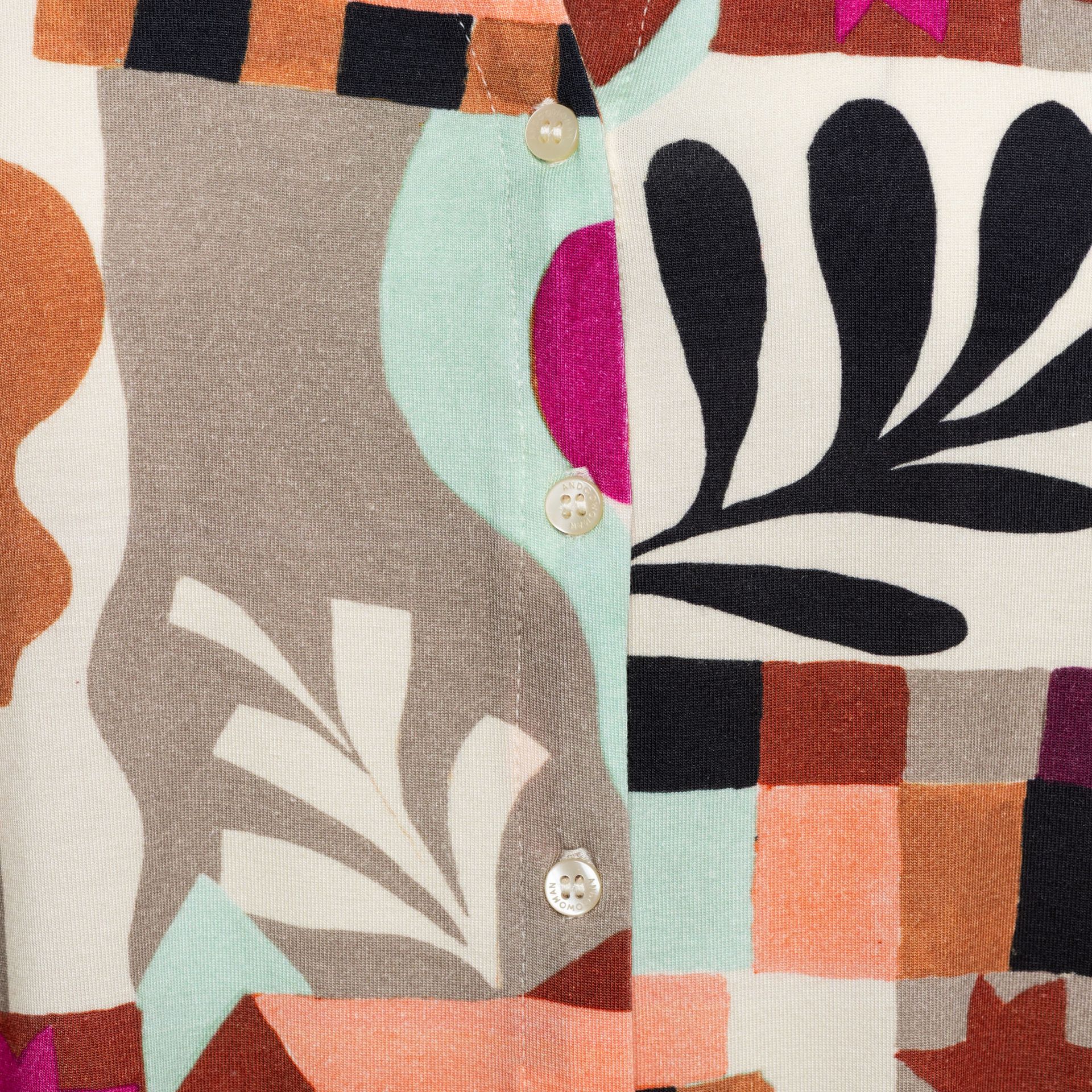 &Co Woman VALETTA ART LEAF 63085 lp-plum multi 2900166618072