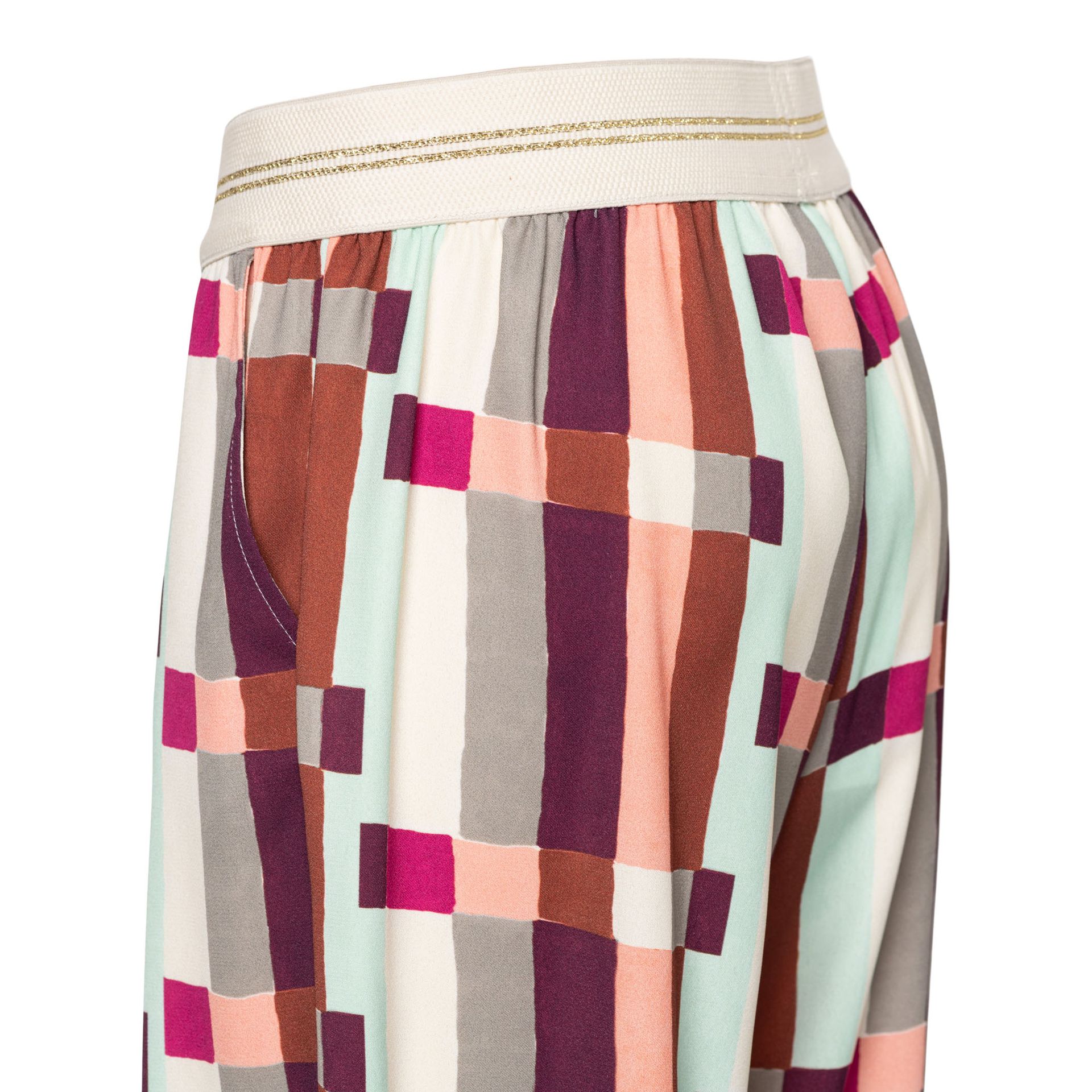 &Co Woman NESSY BLOCK 63095 kn-khaki multi 2900166619048