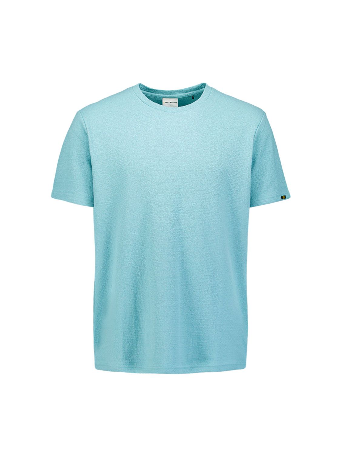 No Excess T-Shirt Crewneck Crinkle 039 seablue 2900166632085