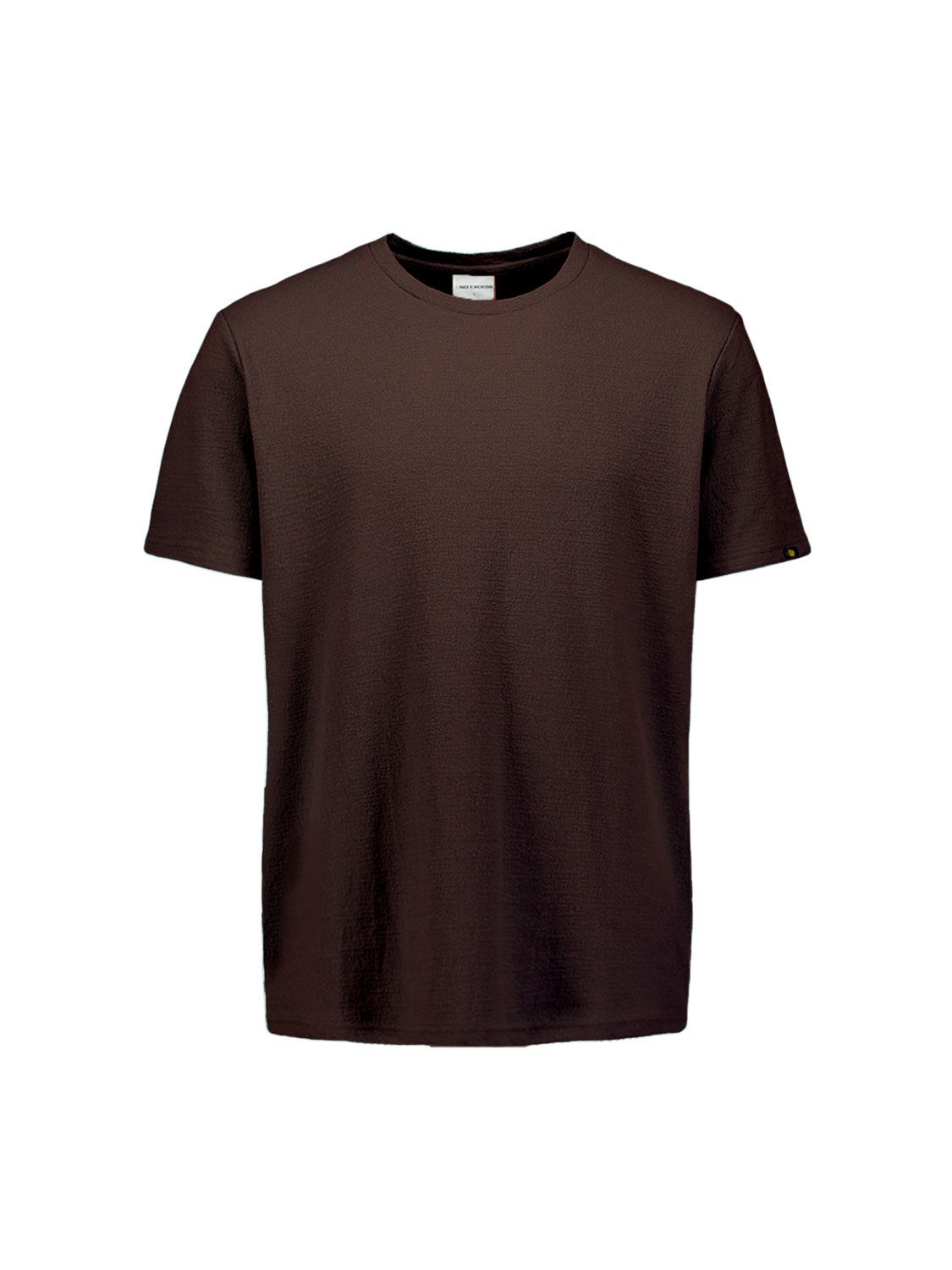 No Excess T-Shirt Crewneck Crinkle 042 dark brown 2900166633044