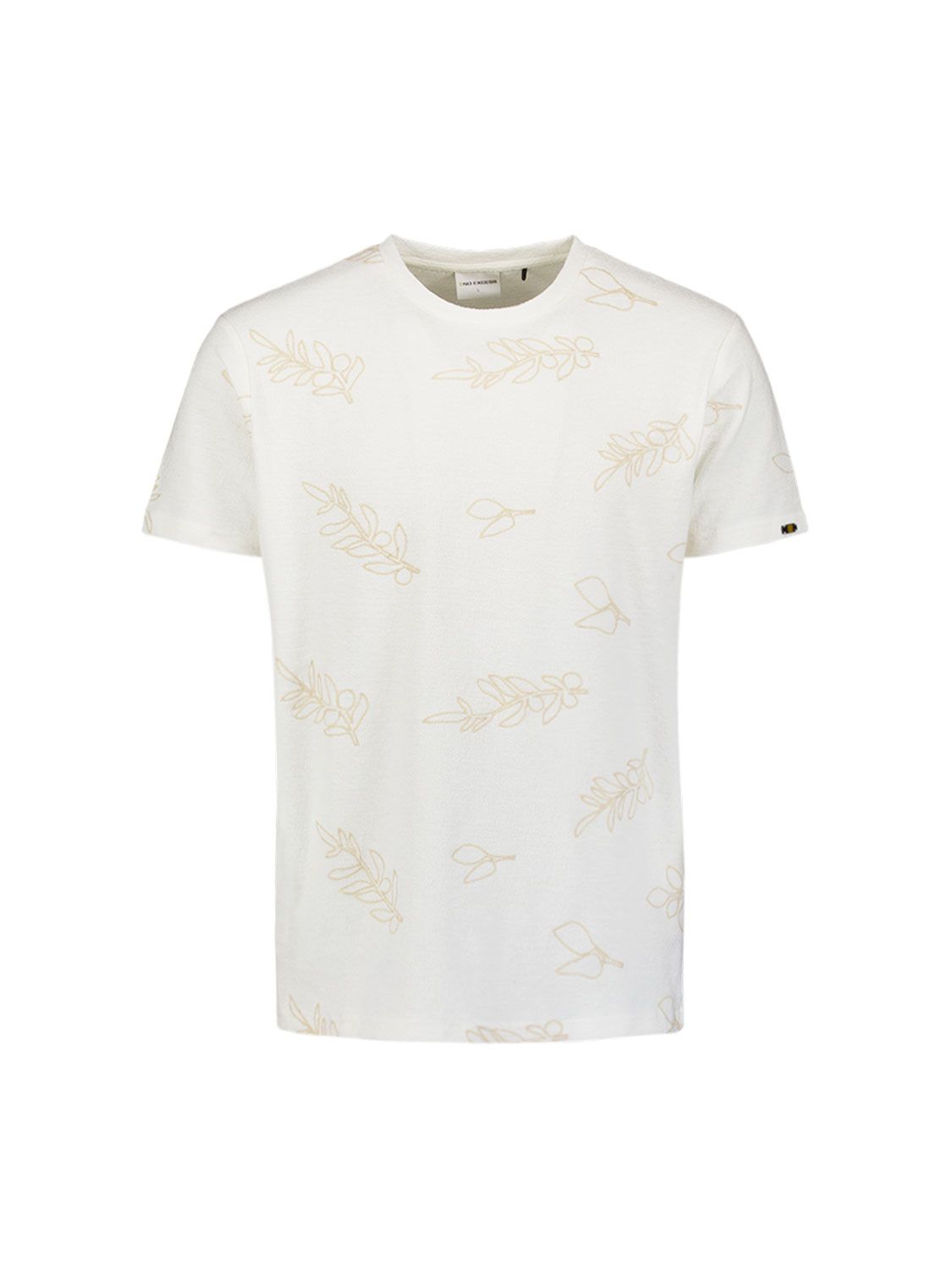 No Excess T-Shirt Crewneck Embroidery AOP 010 white 2900166634072