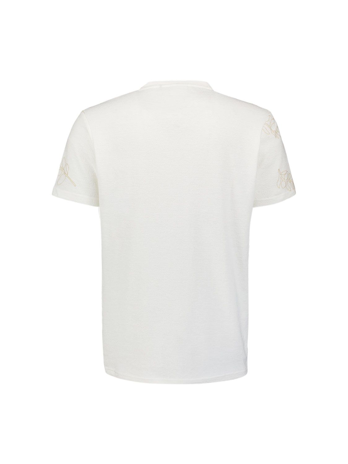 No Excess T-Shirt Crewneck Embroidery AOP 010 white 2900166634072