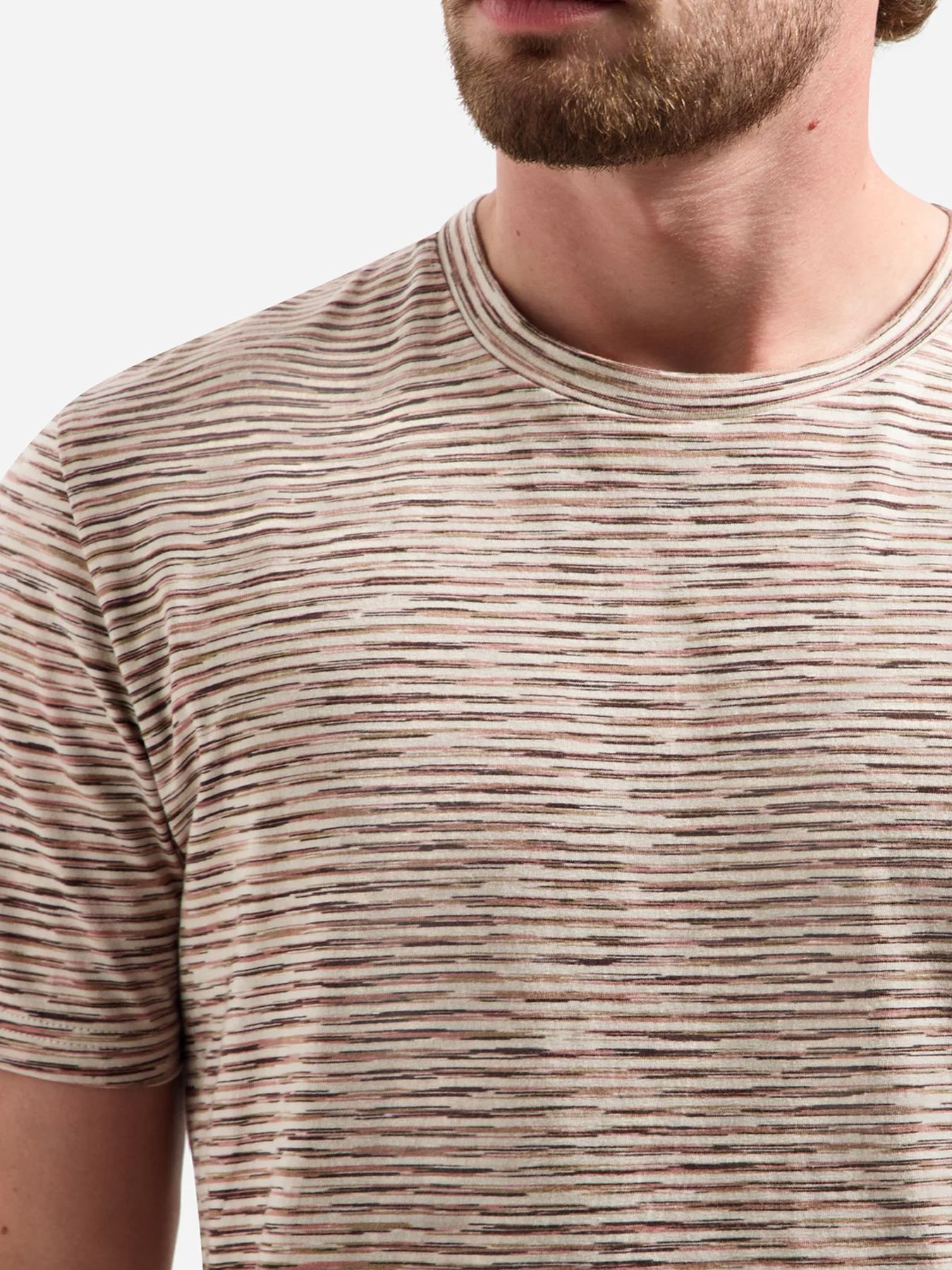 No Excess T-Shirt Crewneck Space Dye 014 stone 2900166636069