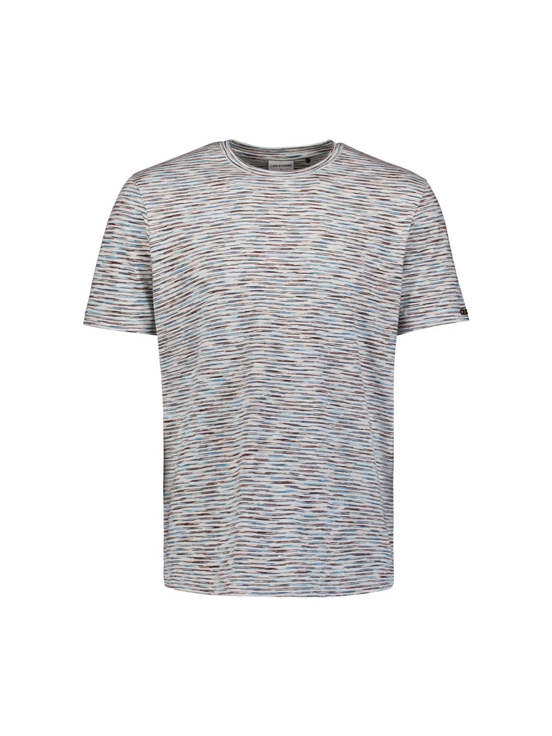No Excess T-Shirt Crewneck Space Dye 010 white 00118498-EKA14000100000075