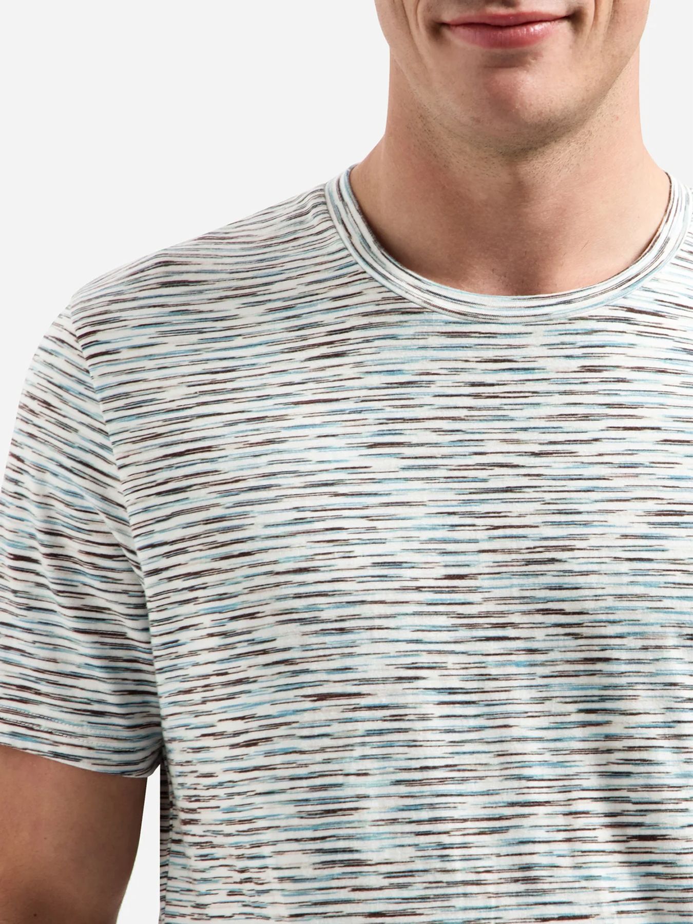 No Excess T-Shirt Crewneck Space Dye 010 white 2900166635062