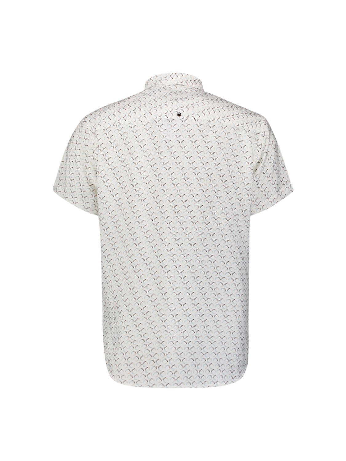 No Excess Shirt Short Sleeve Allover Printed 010 white 2900166643043