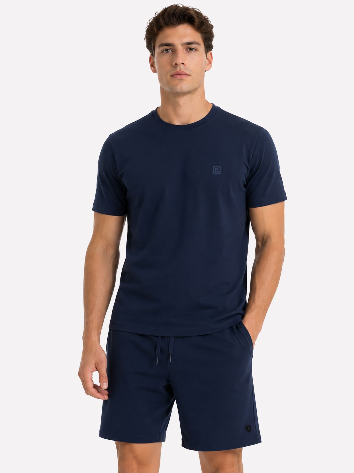 Donker Blauw Db-04 T-shirt Navy 2900166659075
