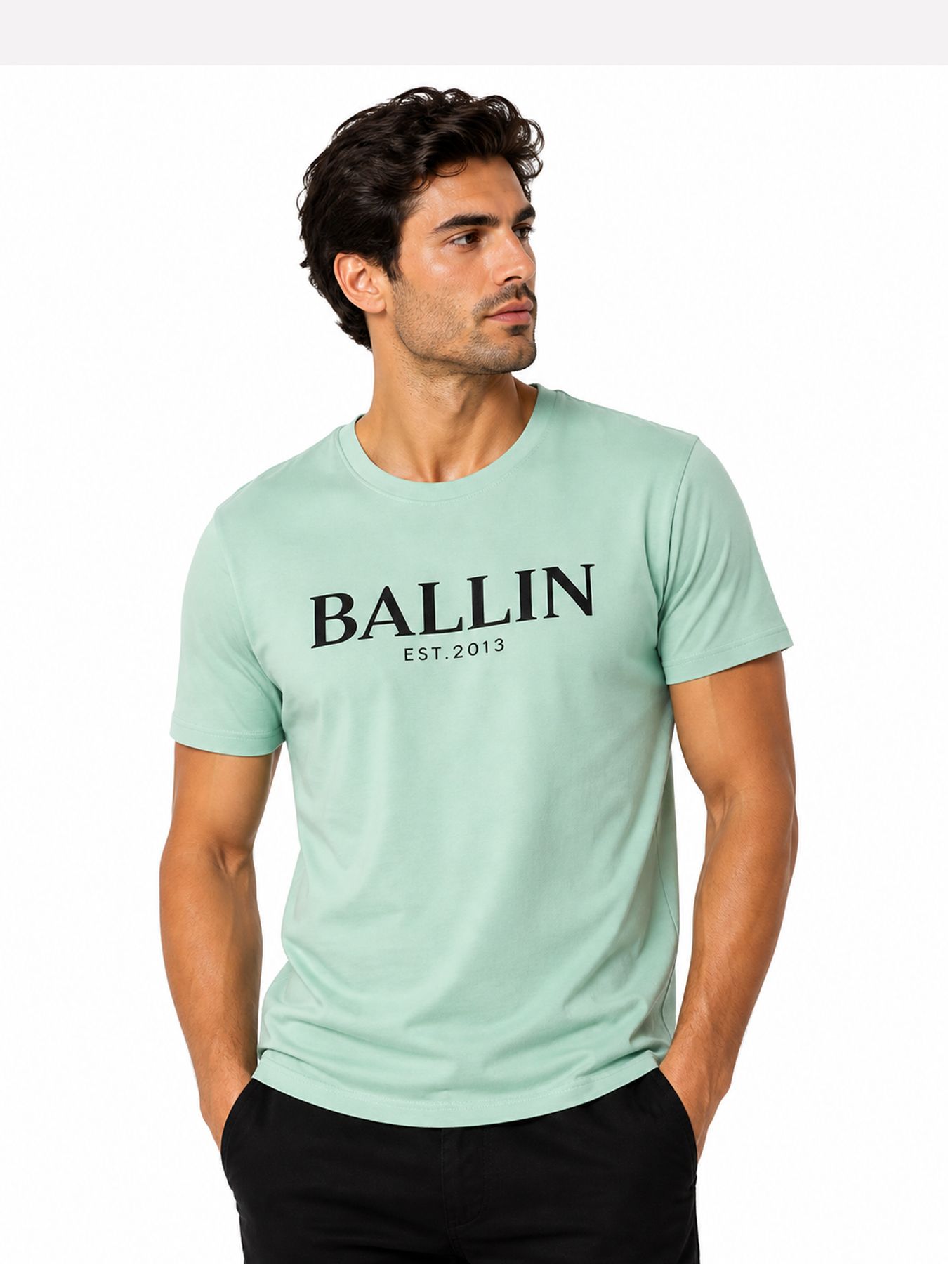 Ballin Basic Tee Iceberg/zwart 2900166668060