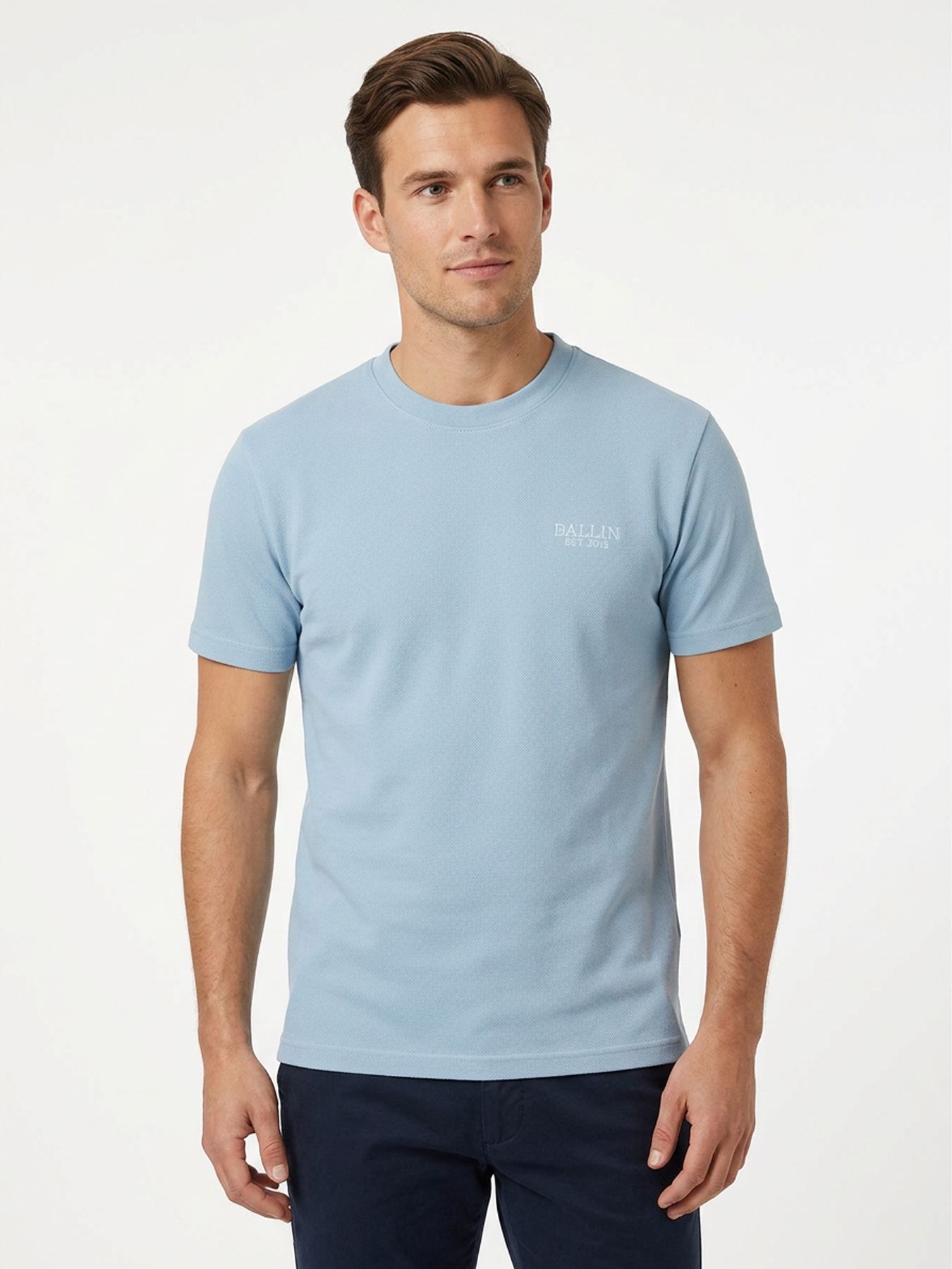 Ballin 2662 Pique t-shirt Prada skyblue 00118517-PRA