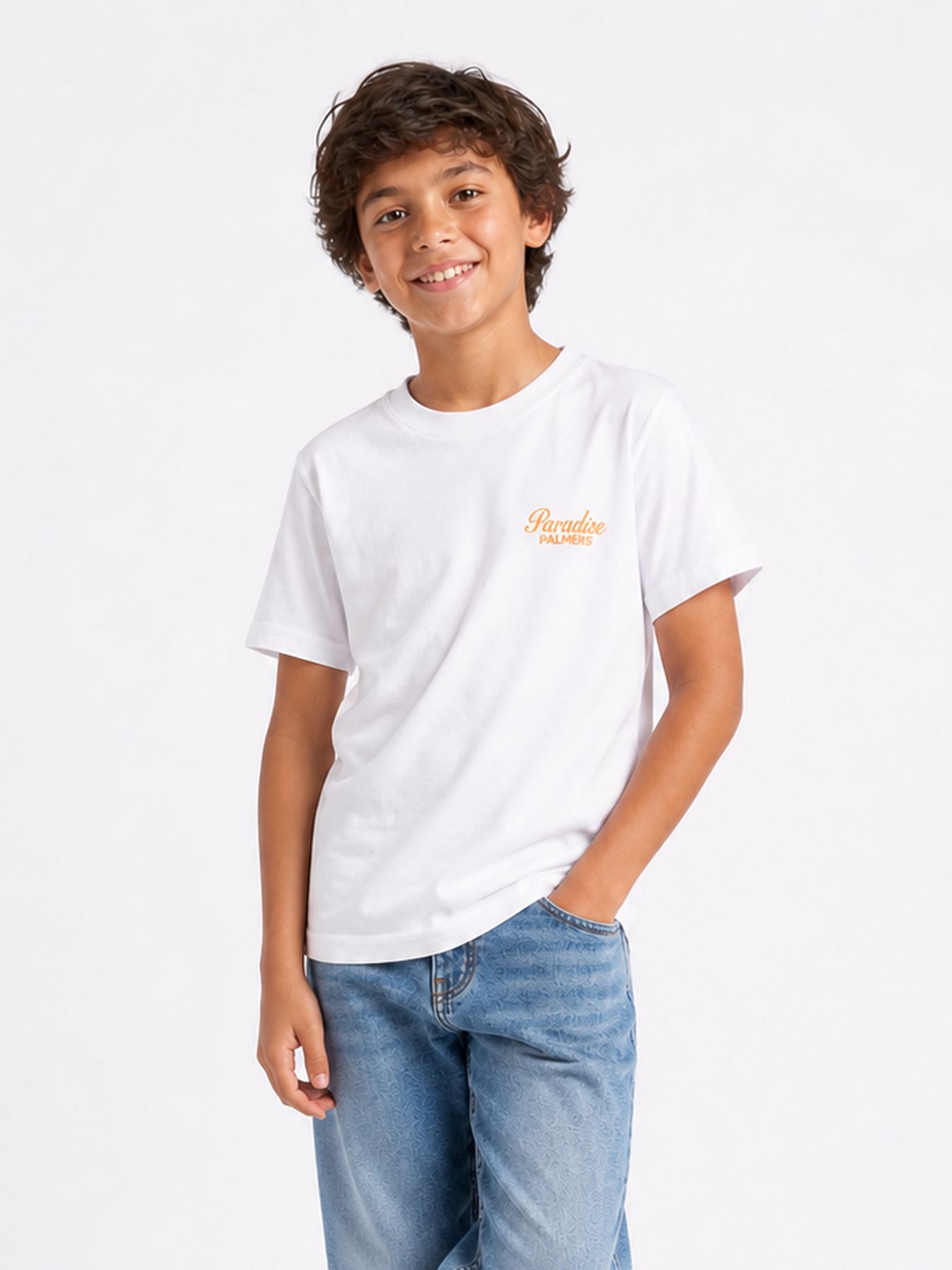 Only & Sons OSJMALIK VACA LIFE RLX SS TEE JRS Bright White/NAVAL ACADEMY 00118529-EKA26011400002678