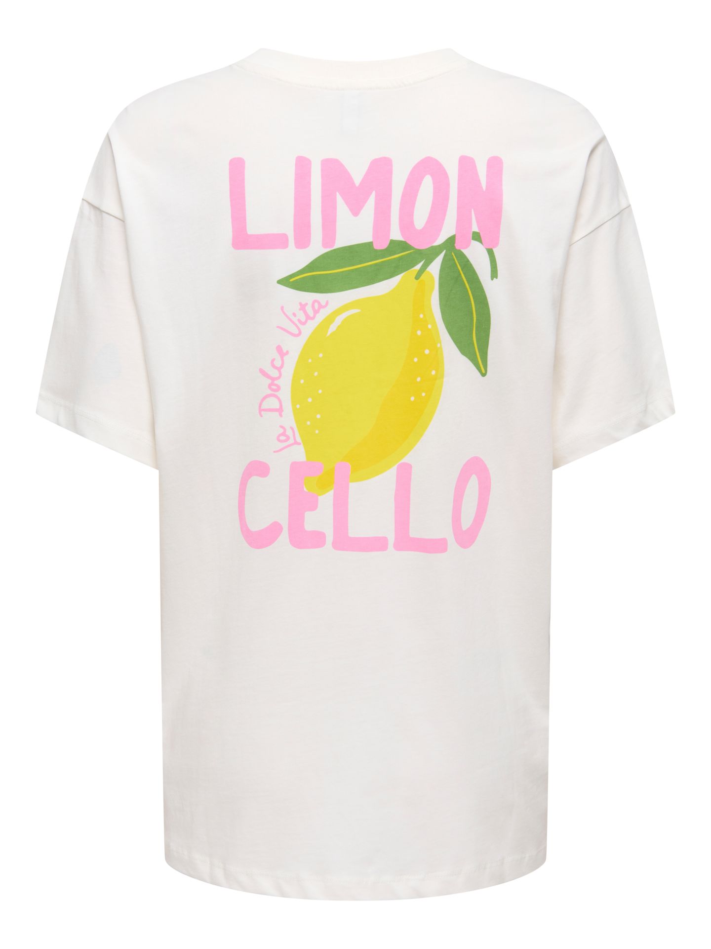 Only ONLELLE S/S PRINTED TEE CS JRS Cloud Dancer/2024 BRODERIE ANGLAISE 2900166707035