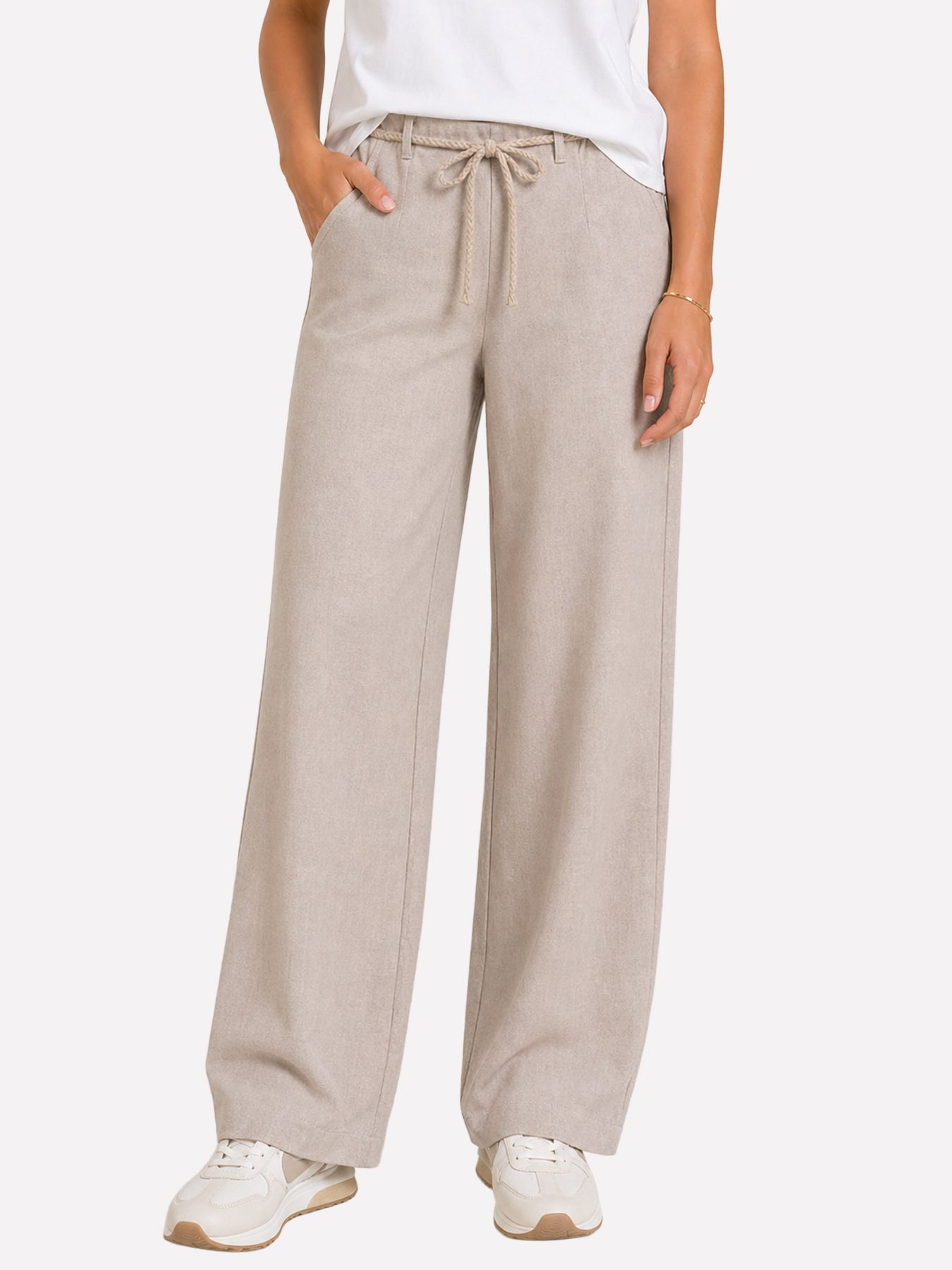 Elvira Trouser Yara Sand 00118535-SA