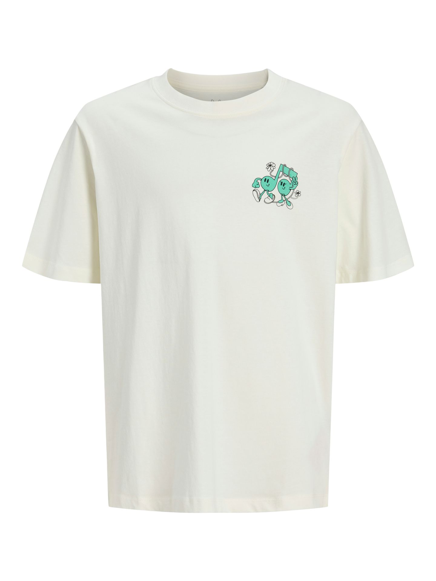 Jack & Jones JORVINTAGE CARTOON TEE SS CN TG JNR Cloud Dancer 2900166729044