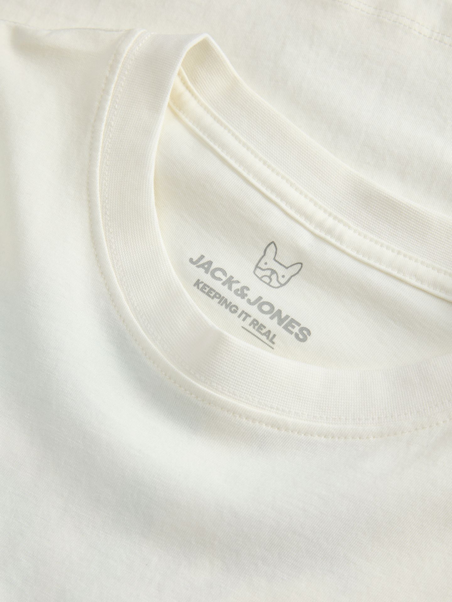 Jack & Jones JORVINTAGE CARTOON TEE SS CN TG JNR Cloud Dancer 2900166729044