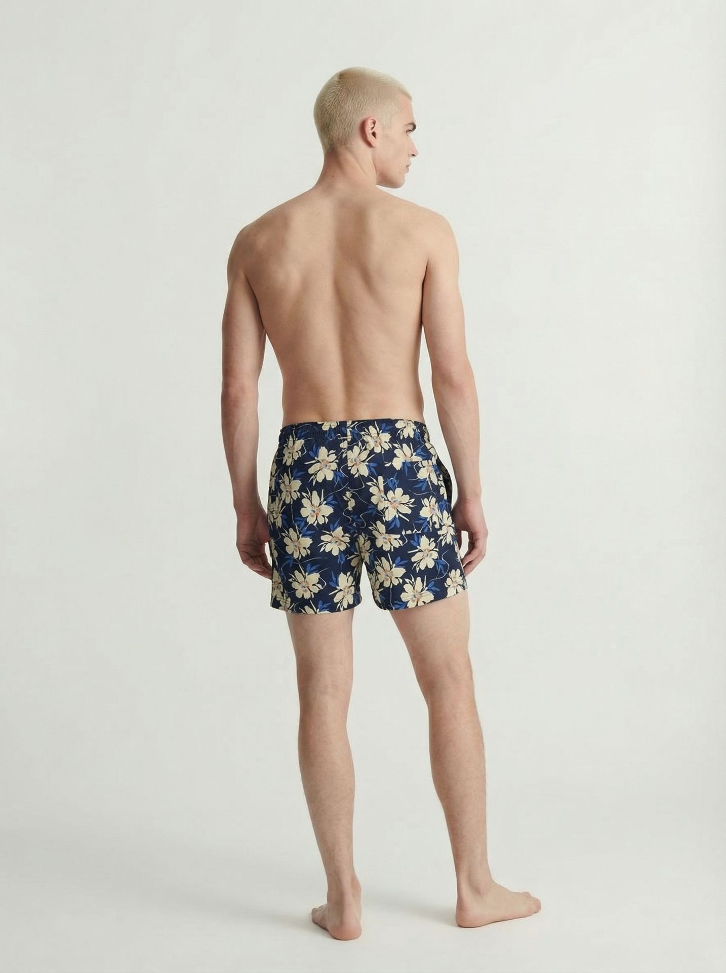 Jack & Jones JPSTMAUI FLOWER SEERSUCKER SWIMSHOR Navy Blazer 2900166732044