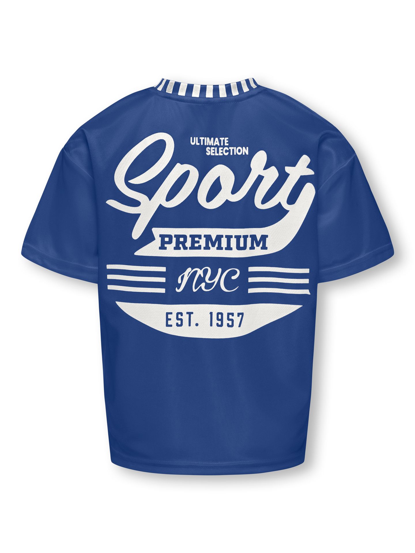 Only KOGJUNO S/S V-NECK SPORTY TEE JRS Surf the Web/W. MELANGE 00118547-EKA26011400001009