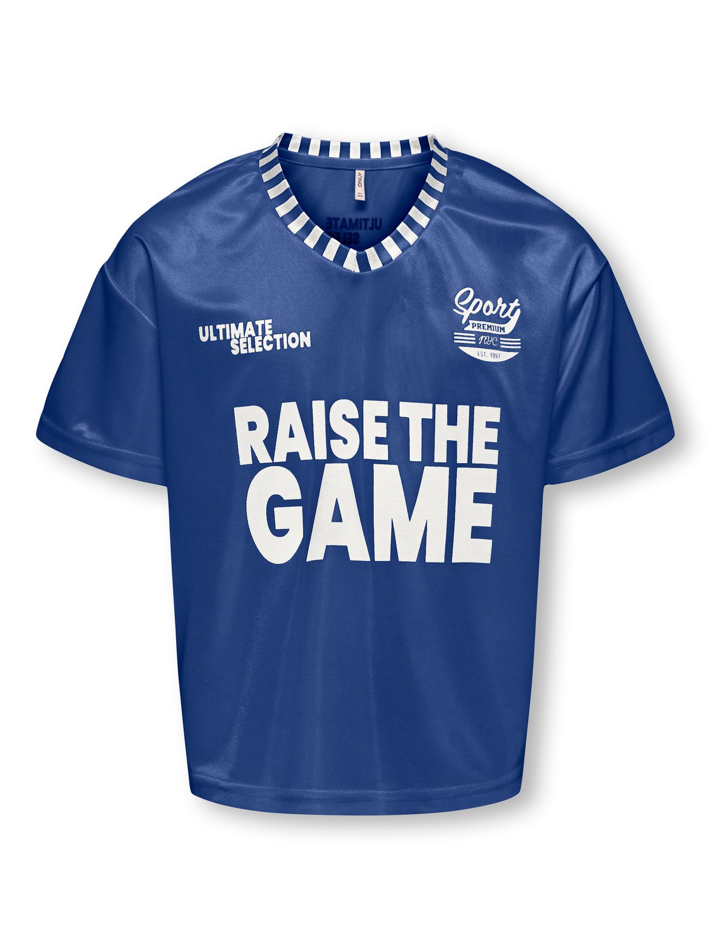 Only KOGJUNO S/S V-NECK SPORTY TEE JRS Surf the Web/W. MELANGE 2900166734048