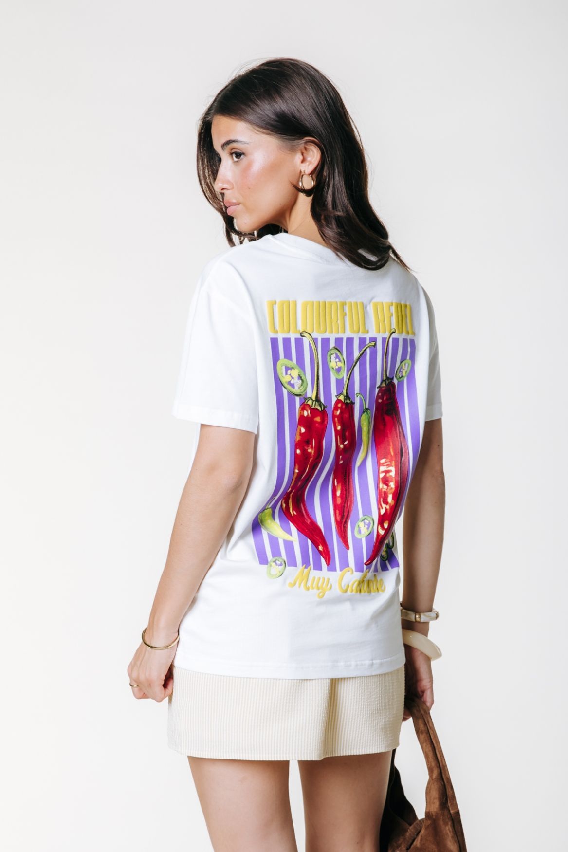 Colourful Rebel Peppers Loosefit Tee 118 standard white 2900166743040