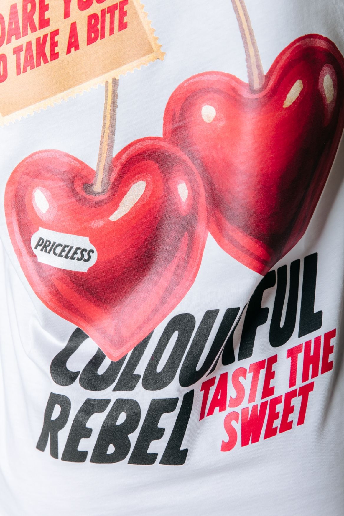 Colourful Rebel Sweet Cherry Loosefit Tee 118 standard white 2900166744047