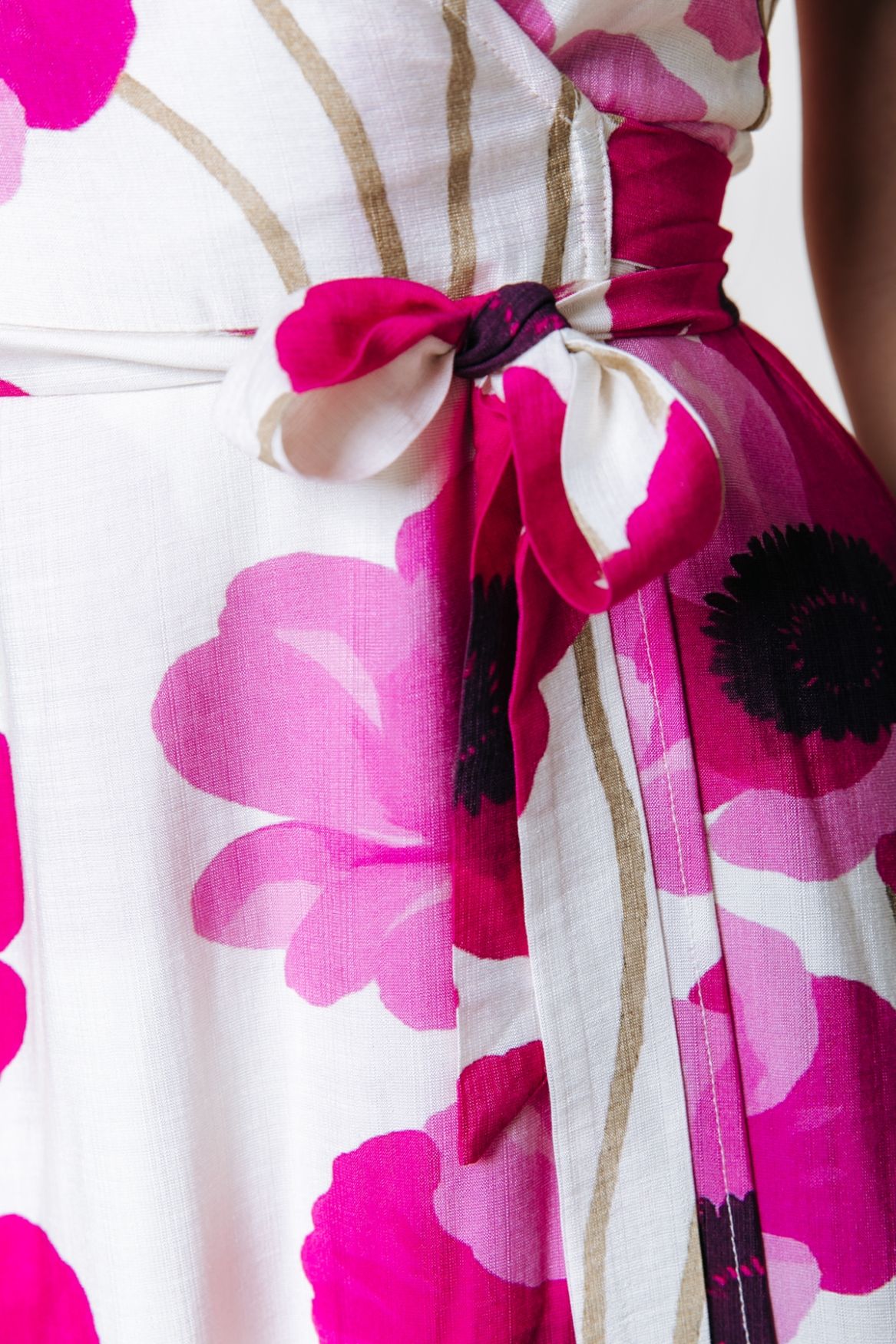 Colourful Rebel Ava Big Flower Wrap Maxi Dress SS 102 multicolor 2900166747079