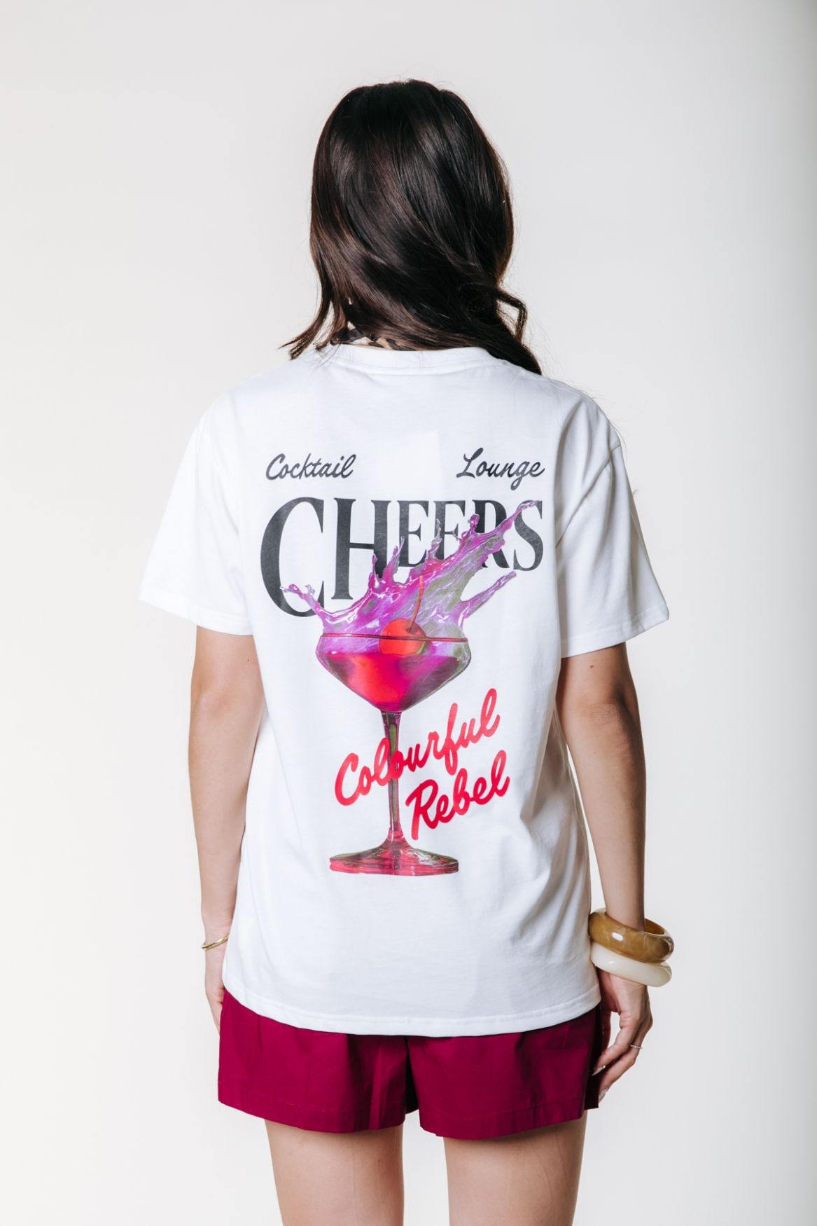 Colourful Rebel Cheers Loosefit Tee 118 standard white 2900166749073