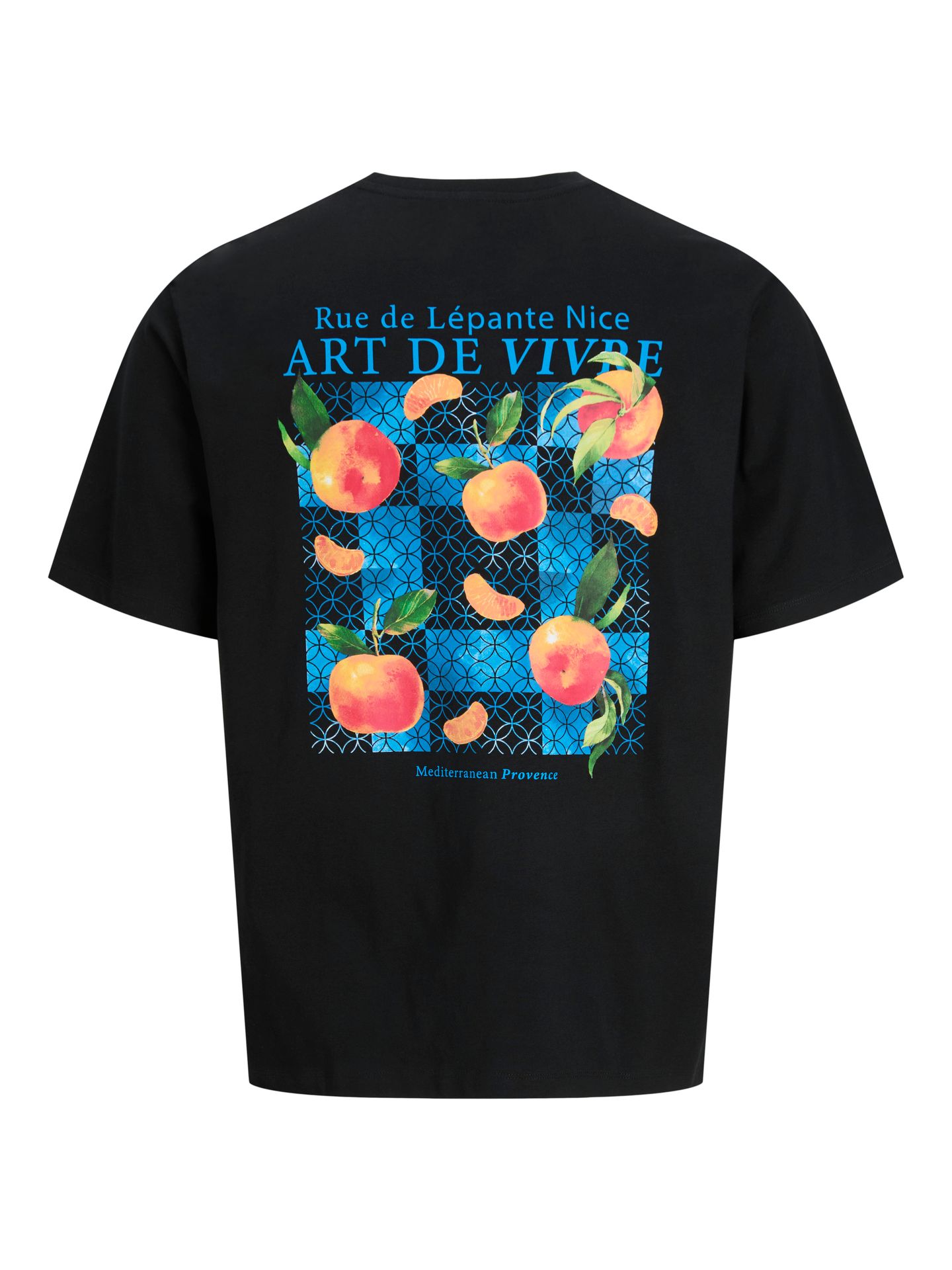Jack & Jones JJLEMON TEE SS CREW NECK JNR Black 2900166752035