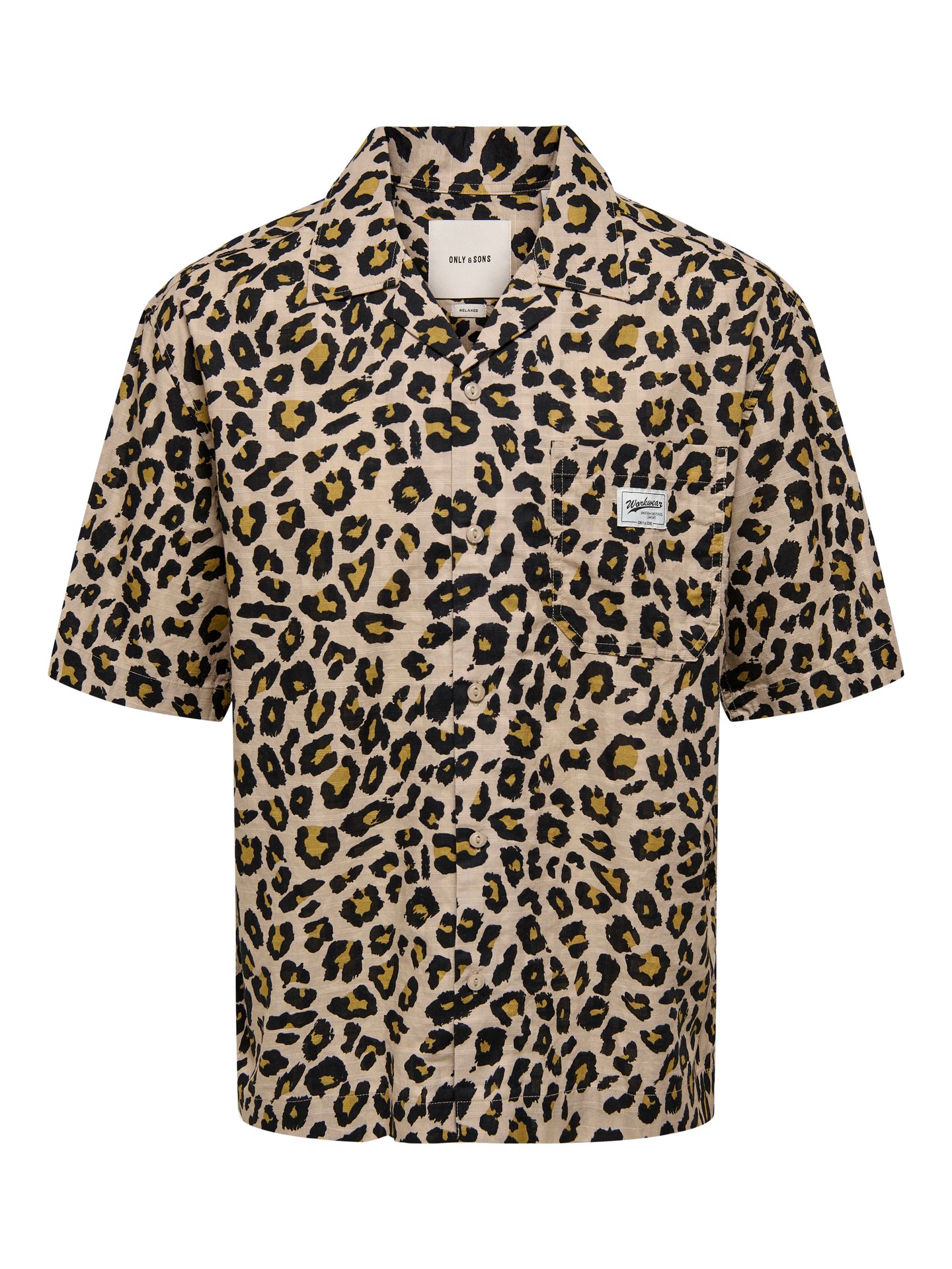 Only & Sons ONSZEKE RLX RESORT SHIRT WW Crockery/CROCKERY 00118565-EKA26011400003523