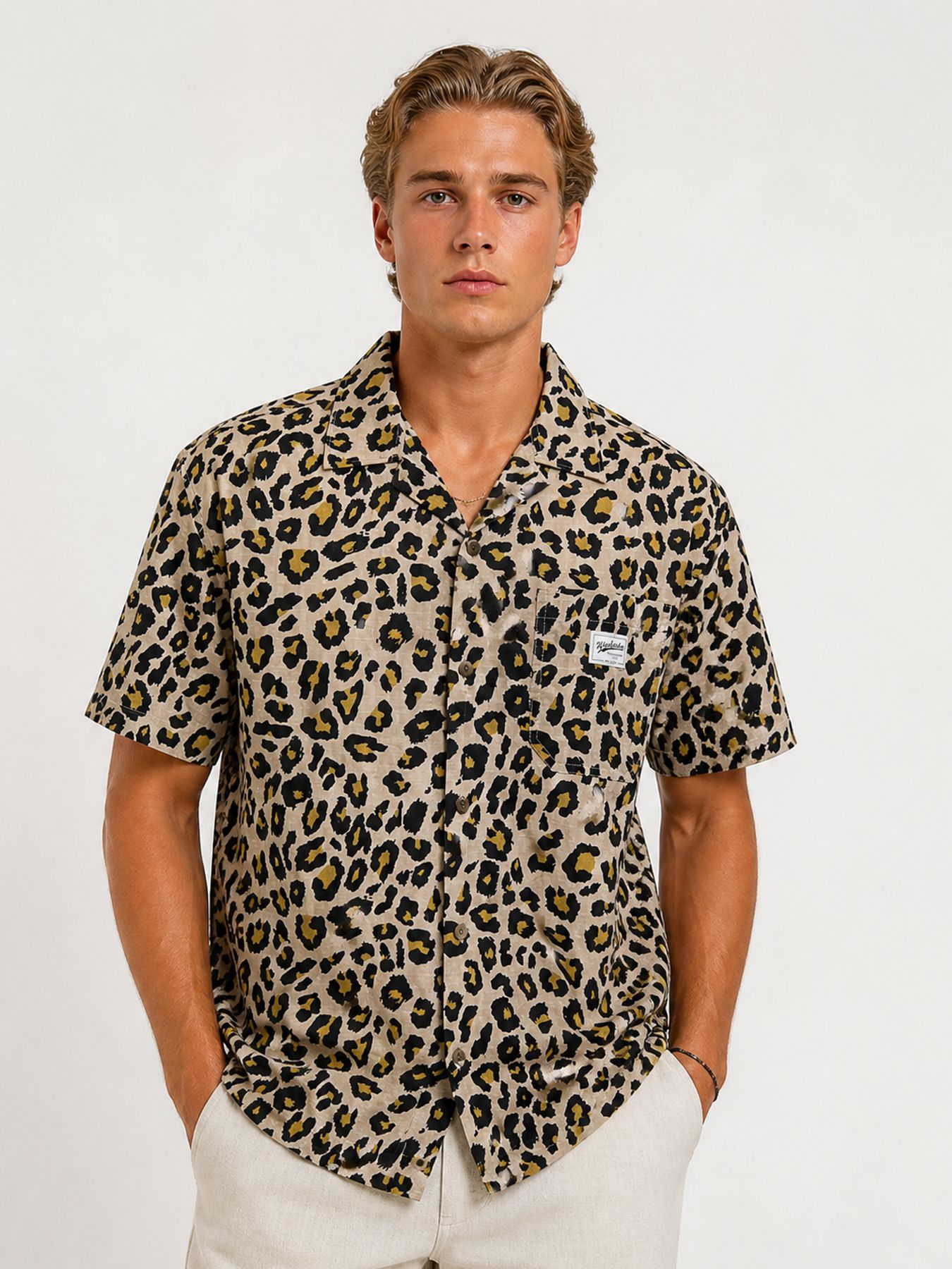 Only & Sons ONSZEKE RLX RESORT SHIRT WW Crockery/CROCKERY 00118565-EKA26011400003523
