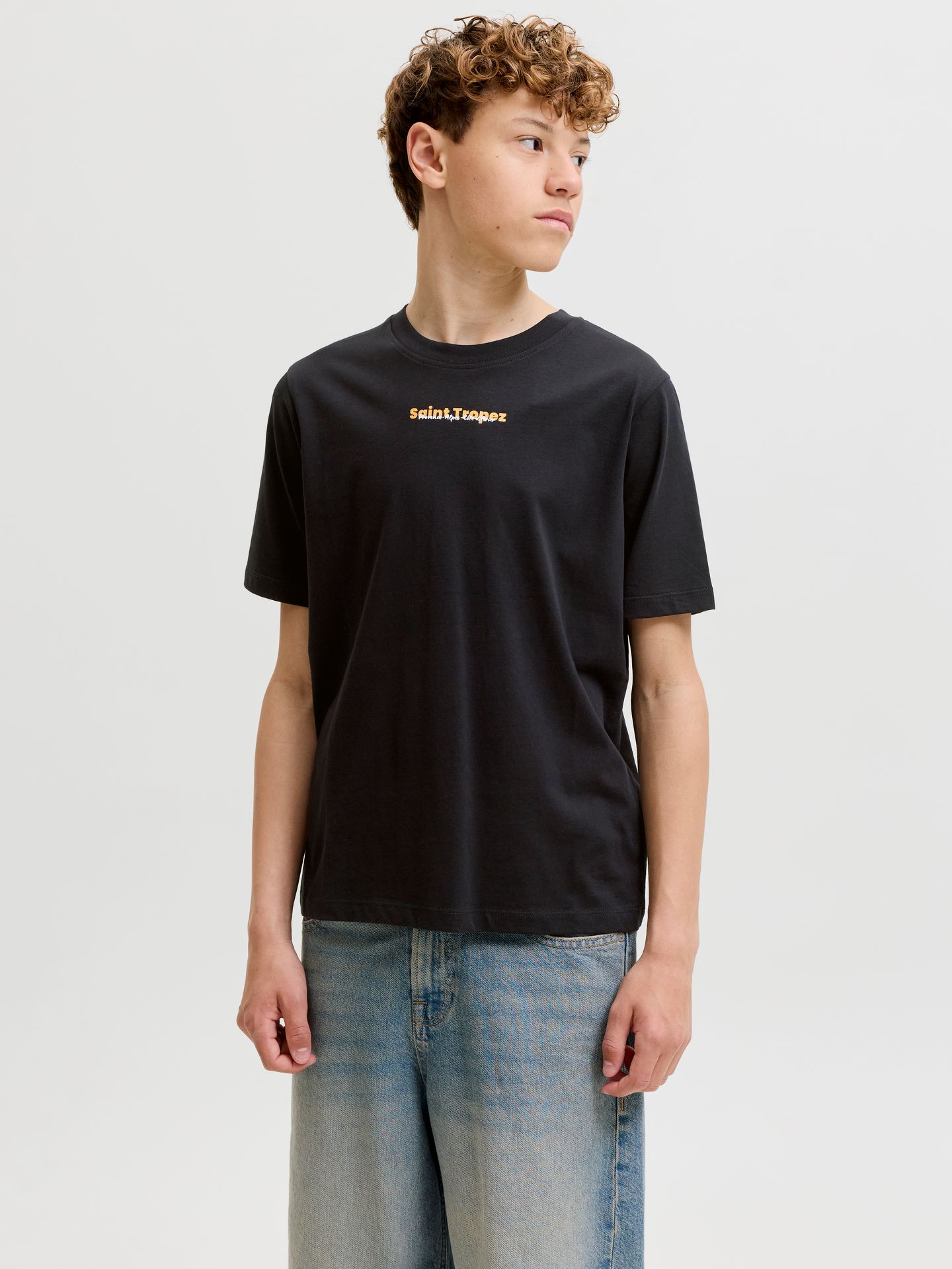 Jack & Jones JJCITY PHOTOPRINT TEE SS CREW NECK Black 2900166757023