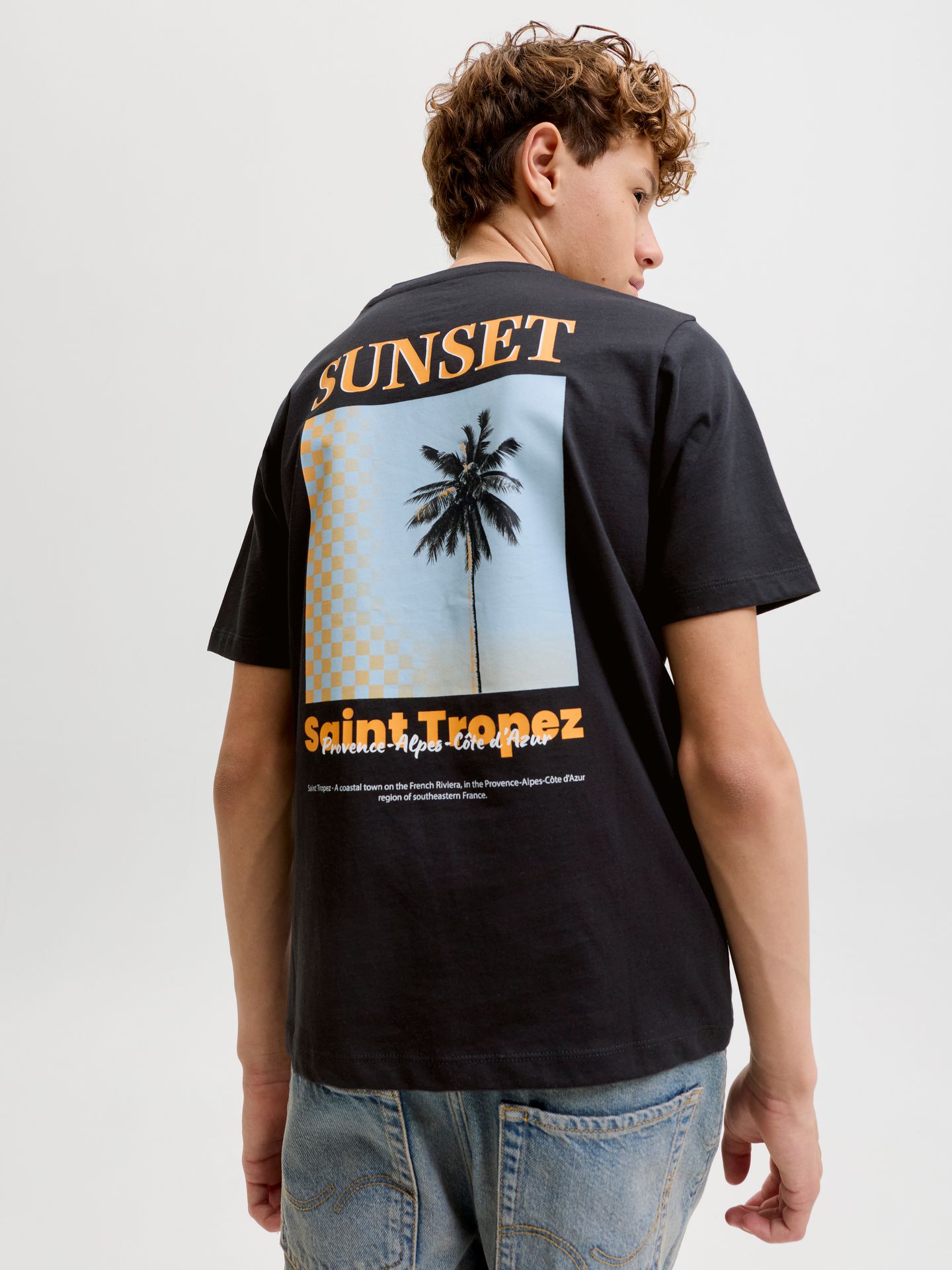 Jack & Jones JJCITY PHOTOPRINT TEE SS CREW NECK Black 2900166757023