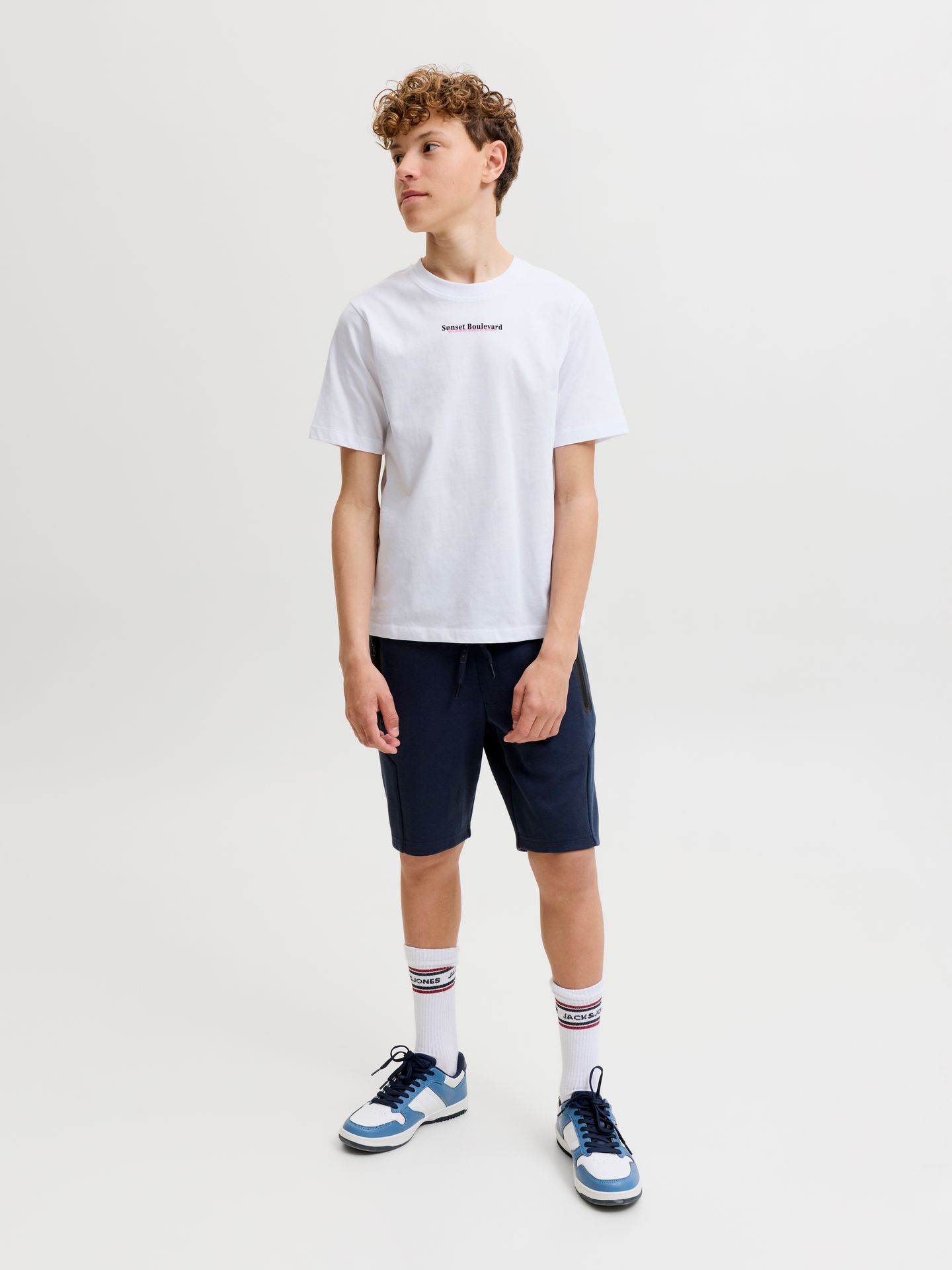 Jack & Jones JJCITY PHOTOPRINT TEE SS CREW NECK Bright White 2900166758013