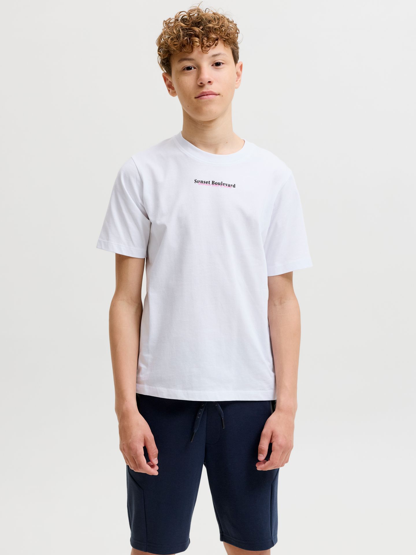 Jack & Jones JJCITY PHOTOPRINT TEE SS CREW NECK Bright White 2900166758013