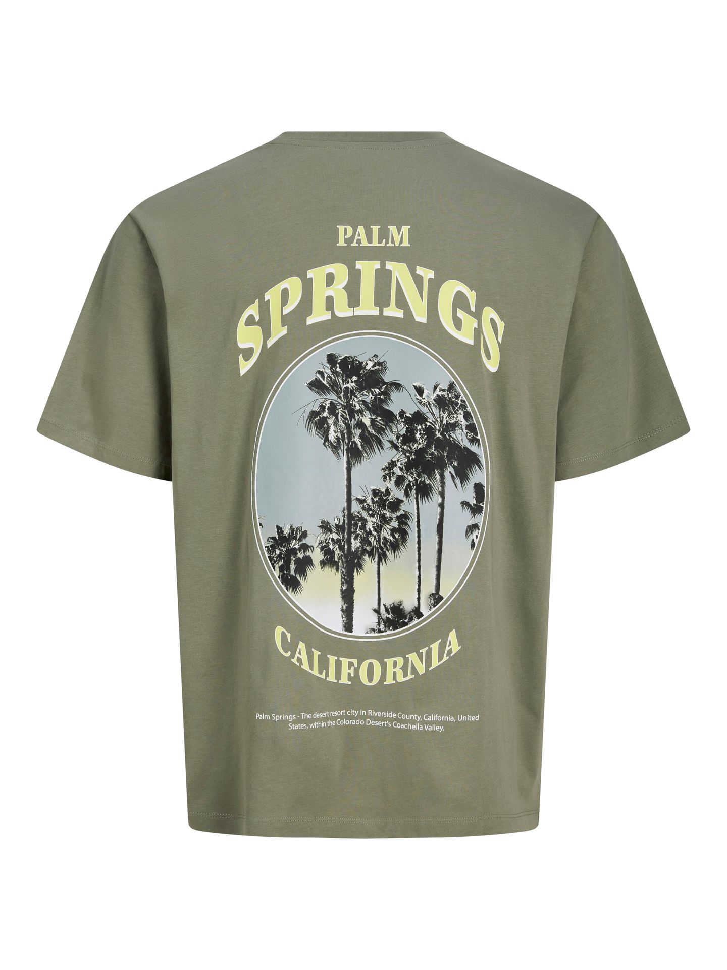 Jack & Jones JJCITY PHOTOPRINT TEE SS CREW NECK Vetiver 2900166759027