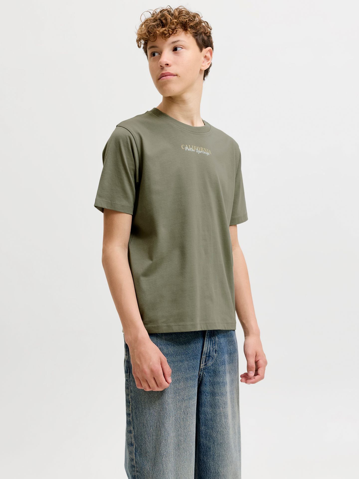 Jack & Jones JJCITY PHOTOPRINT TEE SS CREW NECK Vetiver 2900166759027