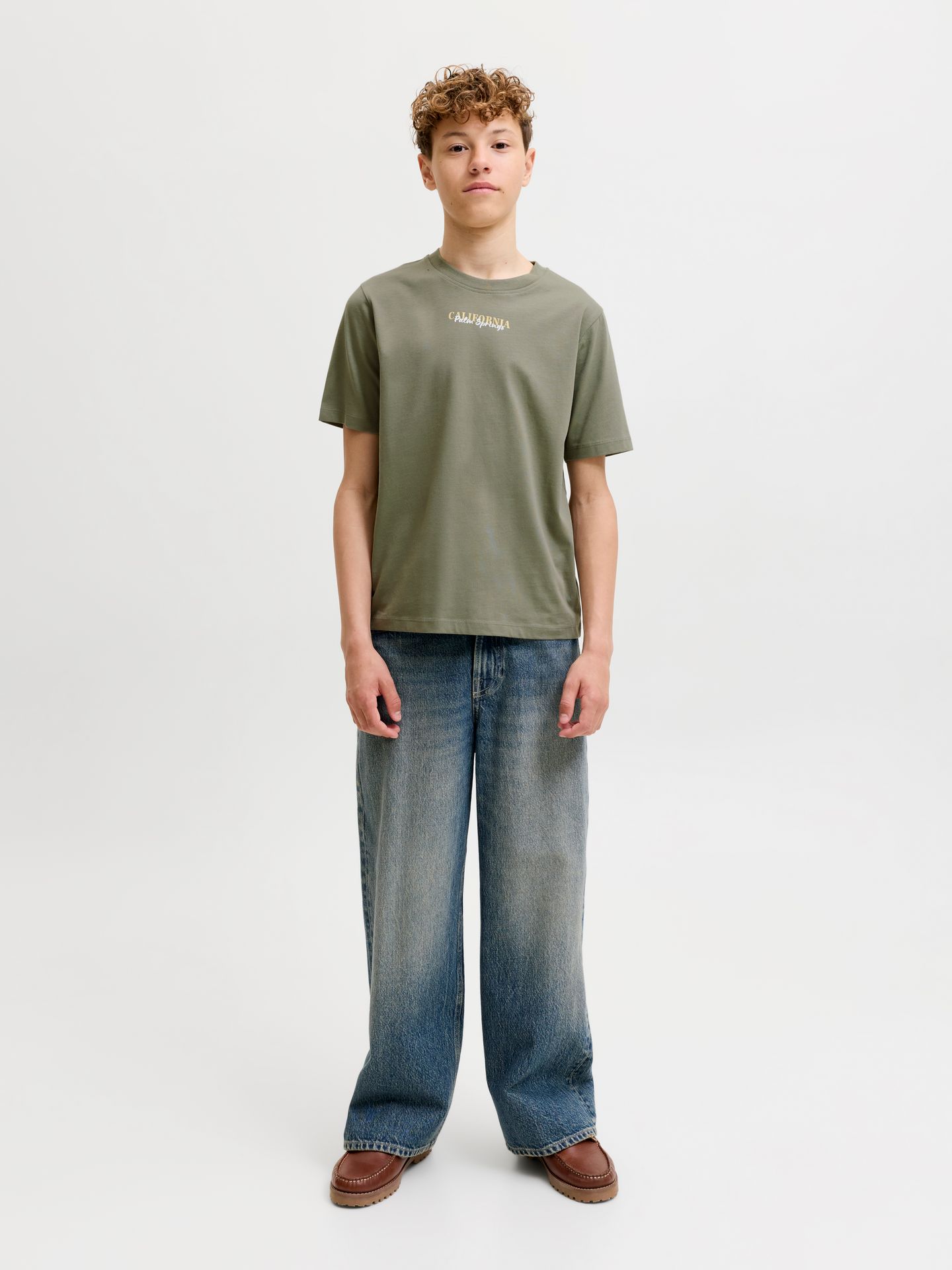 Jack & Jones JJCITY PHOTOPRINT TEE SS CREW NECK Vetiver 2900166759027