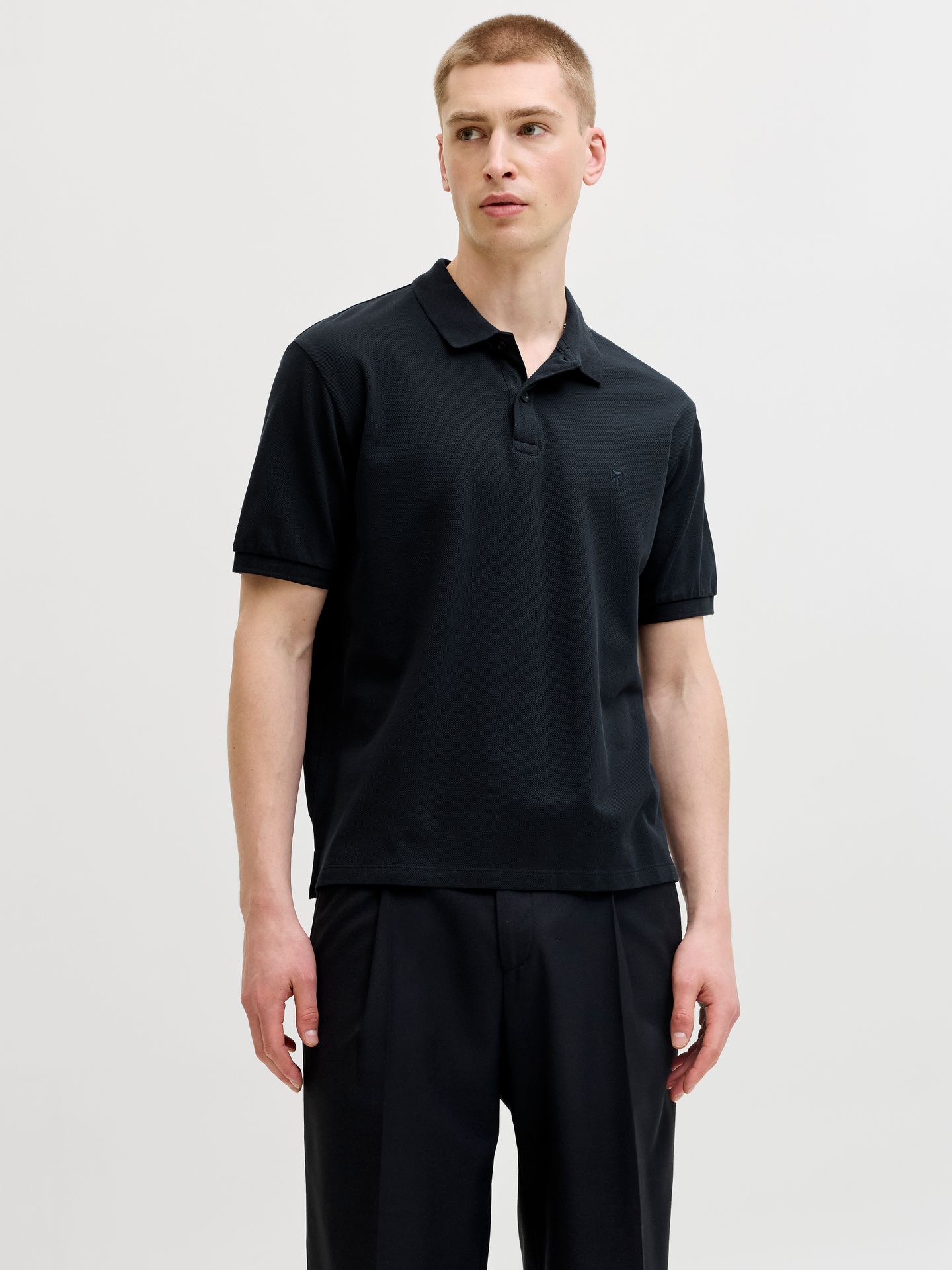 Jack & Jones JPRBLAWESTON SS POLO Night Sky/COMFORT FIT 2900166765028
