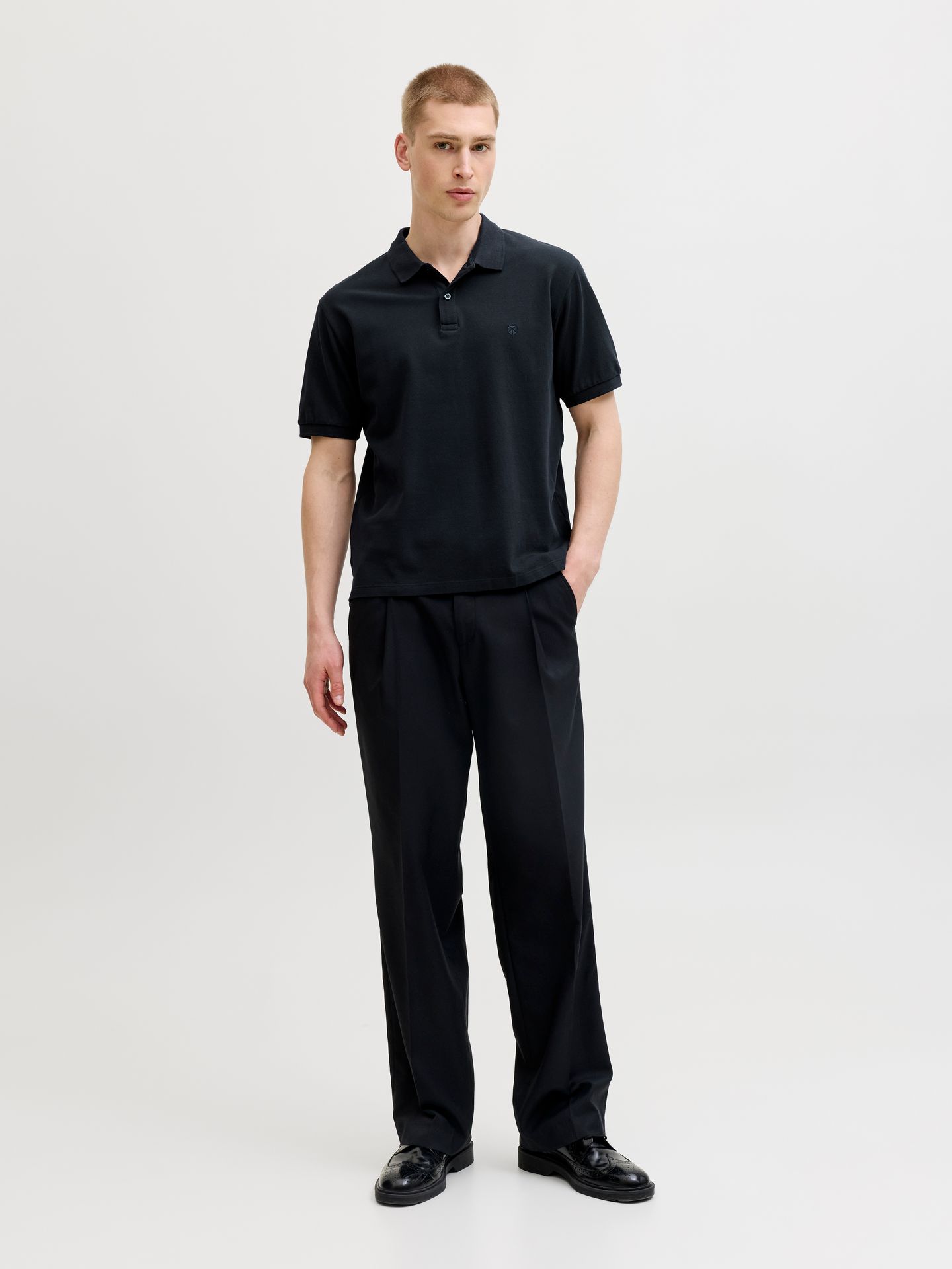 Jack & Jones JPRBLAWESTON SS POLO Night Sky/COMFORT FIT 2900166765028