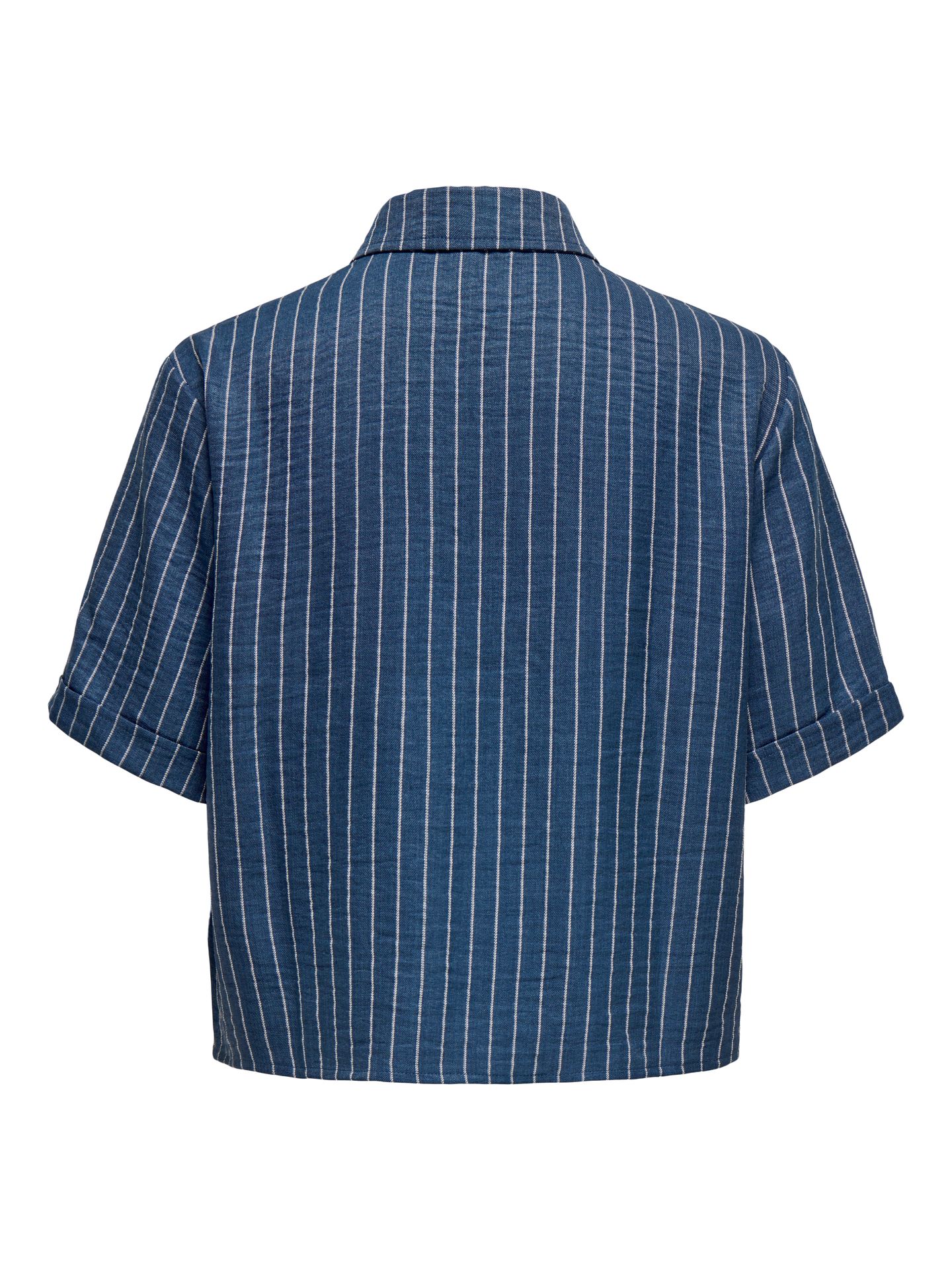 JDY JDYPOWER S/S SHORT SHIRT WVN NOOS Insignia Blue/CLOUD DANCER 2900166772040
