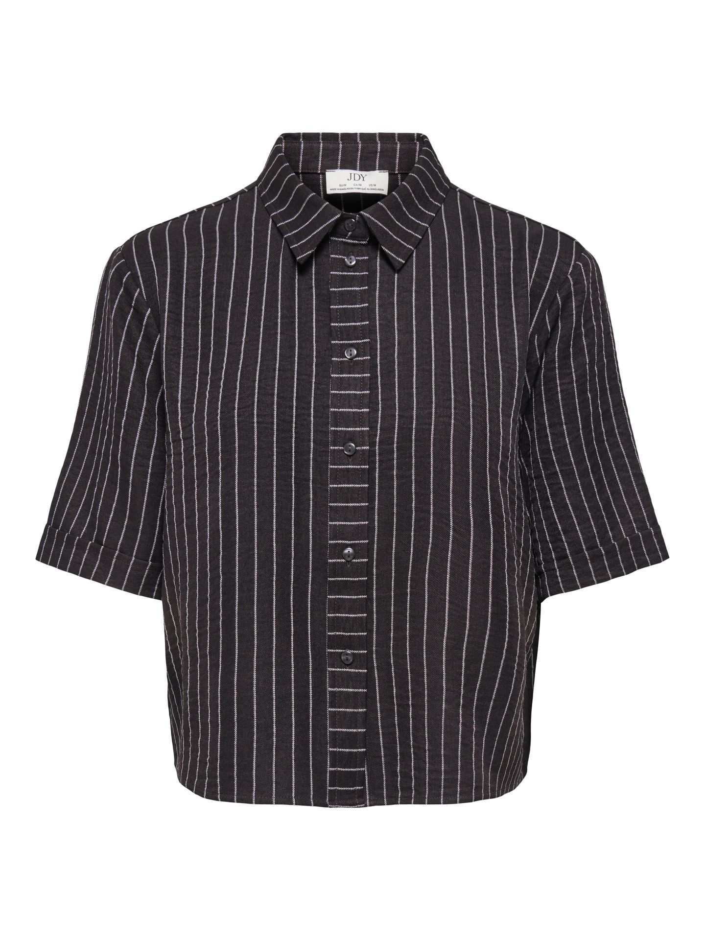 JDY JDYPOWER S/S SHORT SHIRT WVN NOOS Chocolate Torte/CLOUD DANCER 00118570-EKA26011400003528