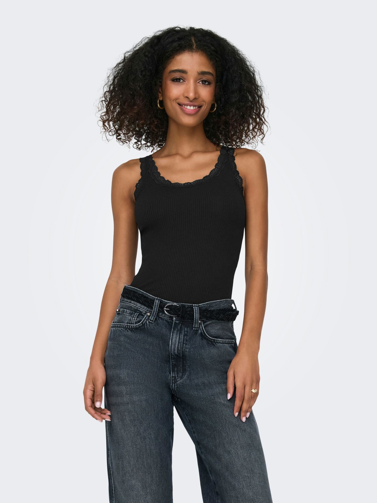 Only ONLSARA SHARAI TANK TOP JRS NOOS Black 00118571-EKA26011400000004