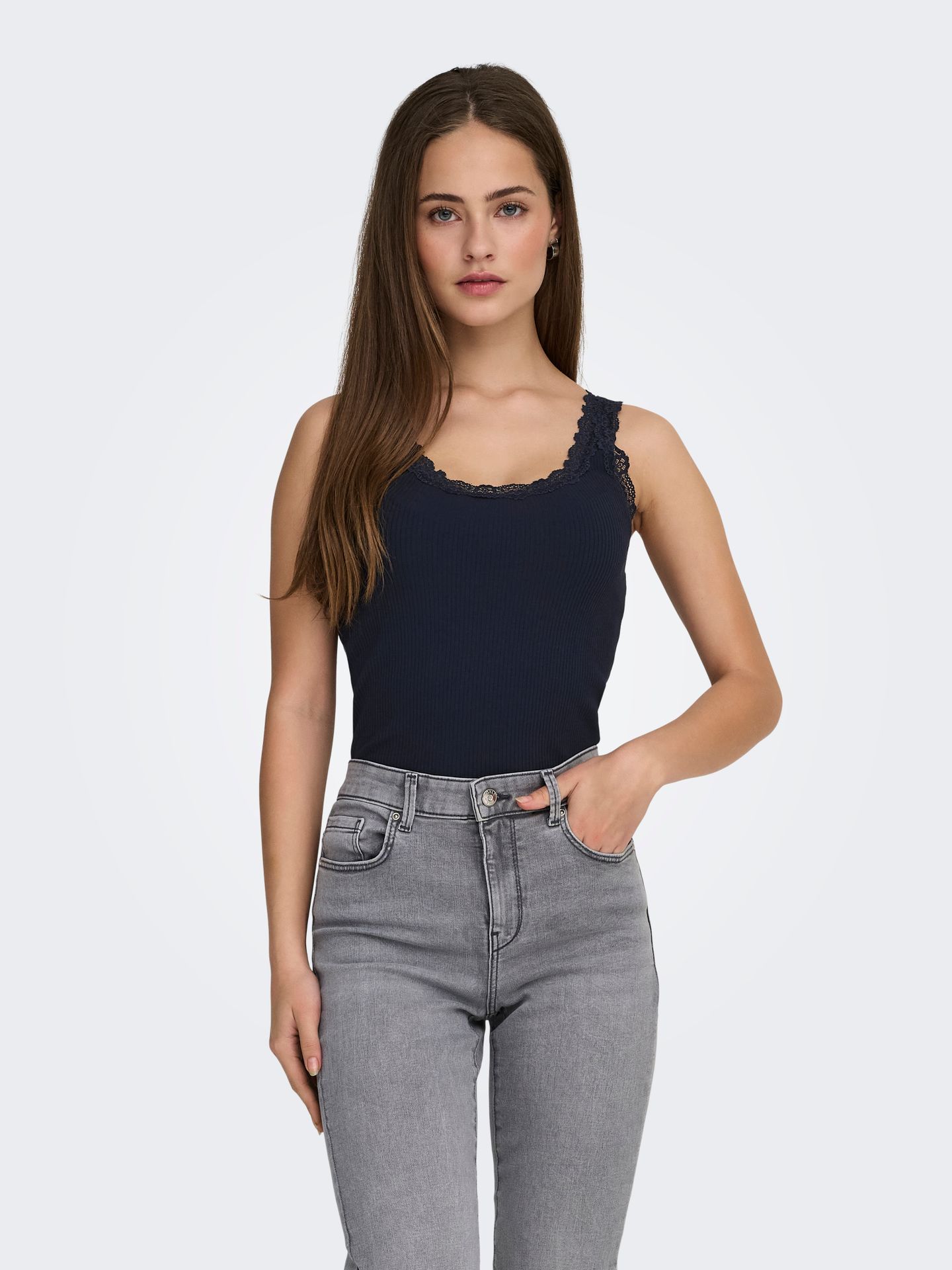 Only ONLSARA SHARAI TANK TOP JRS NOOS Night Sky 2900167875030